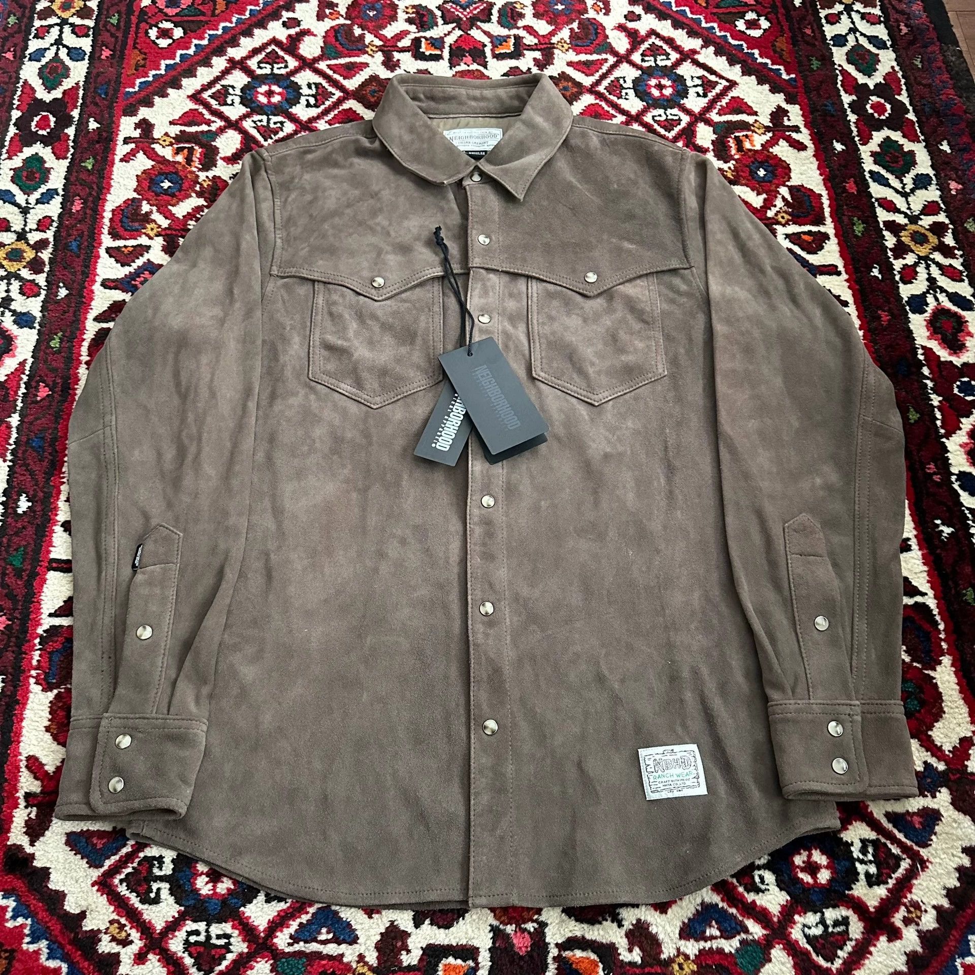 Neighborhood neighborhood 14ss deerskin flannel shirt L NWT Size US L / EU 52-54 / 3 - 3 Thumbnail
