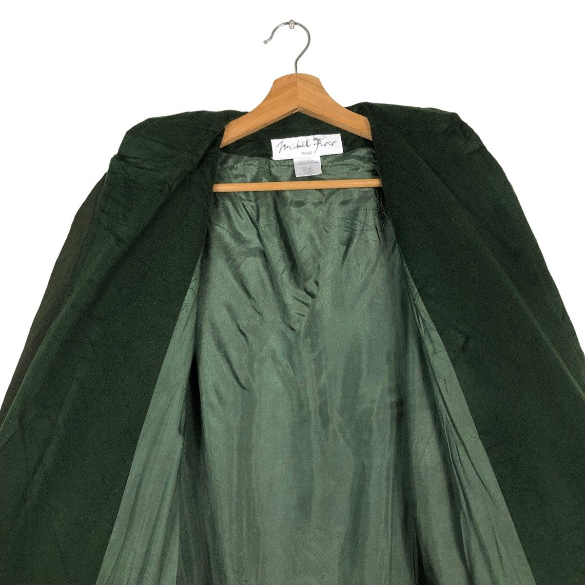 Designer 🔥VINTAGE OVERSIZED LONG JACKET MICHEL FIRER PARIS FRANCE Size US L / EU 52-54 / 3 - 14 Thumbnail