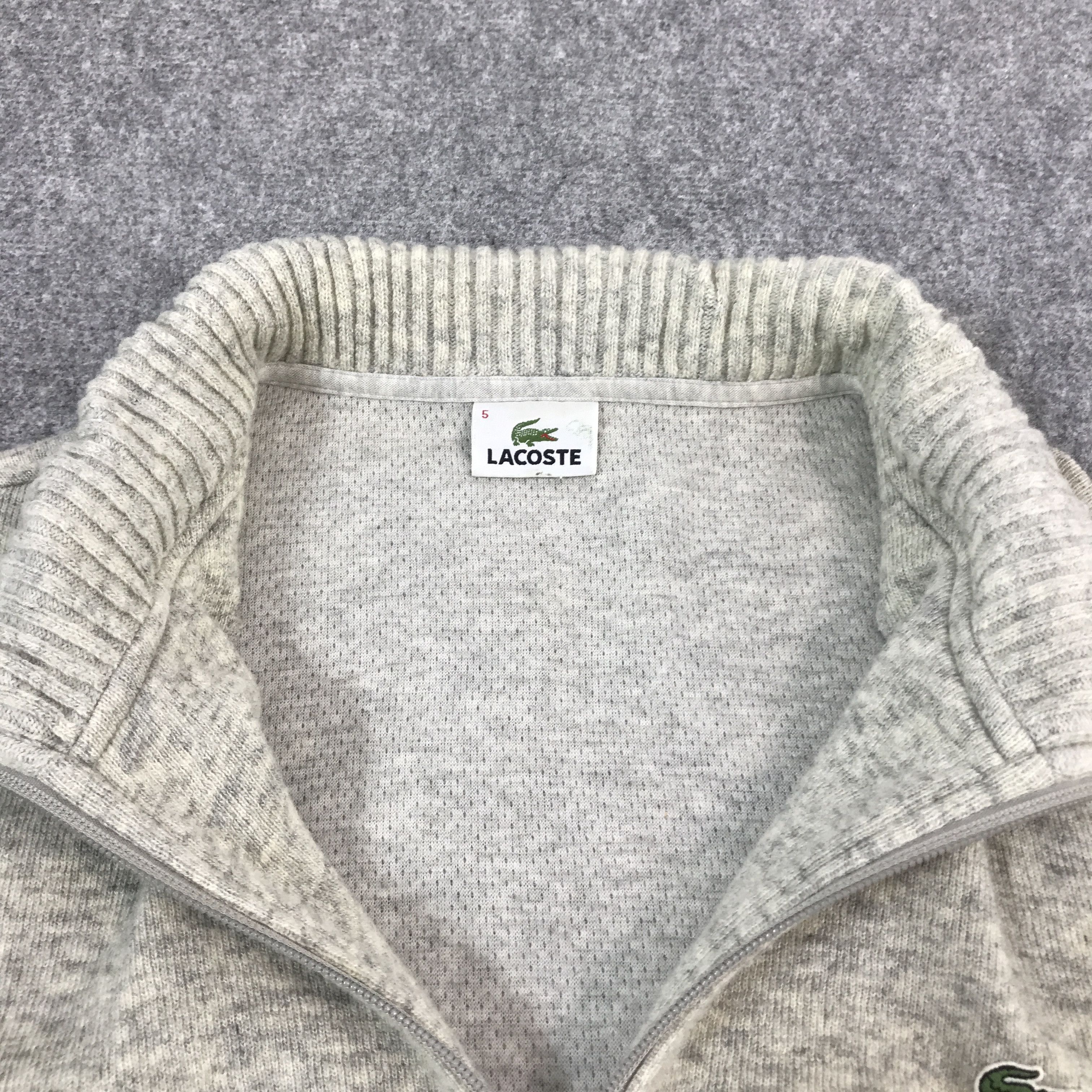 Lacoste Vintage Lacoste zipper Sweater jacket Size US L / EU 52-54 / 3 - 5 Thumbnail