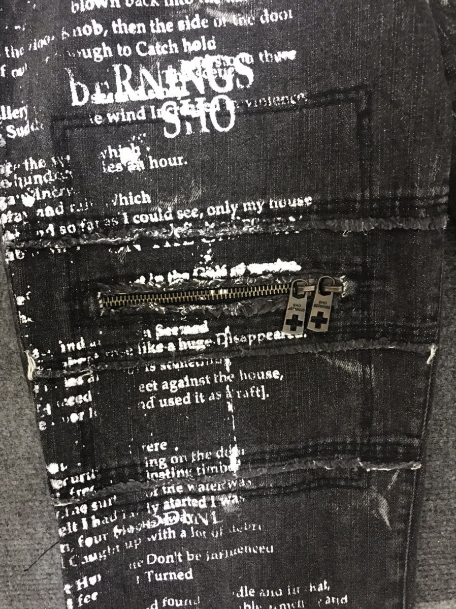 Japanese Brand BERNINGS SHO Poem Junya Style Flare Jeans Size US 29 - 17 Thumbnail
