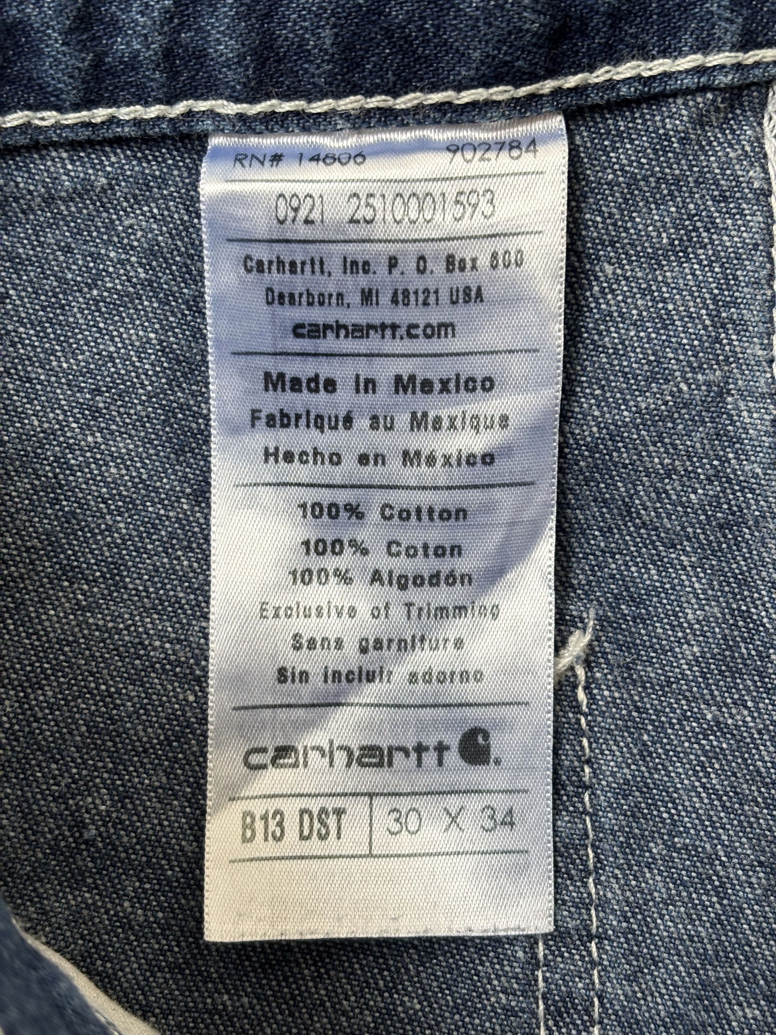 Carhartt Carhartt Wide Carpenter Jeans 30/34 Size US 30 / EU 46 - 4 Thumbnail