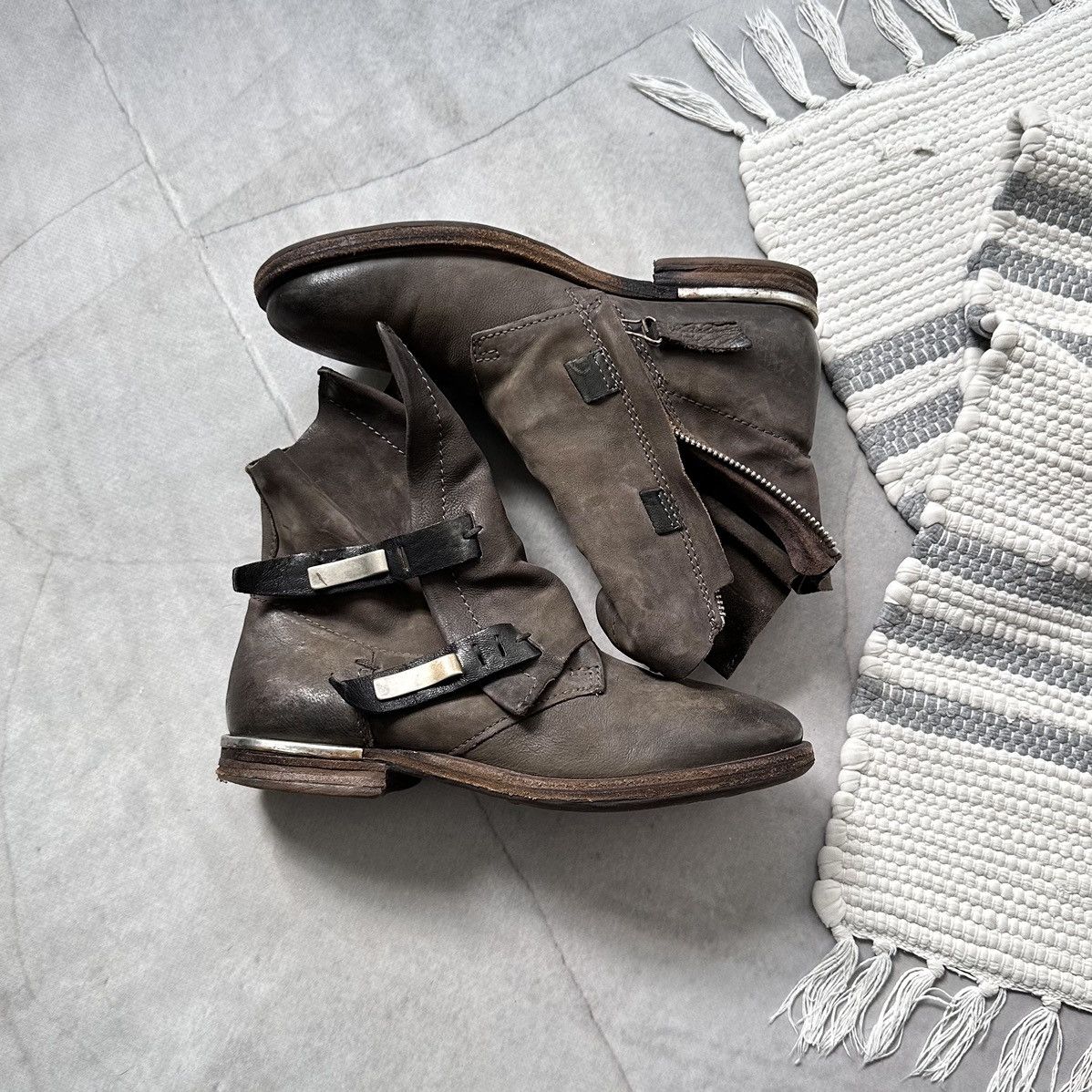 A.S.98 RARE AS 98 Airstep Vintage Ankle Straps Boots Guidi Vibe Size US 6 / IT 36 - 1 Thumbnail