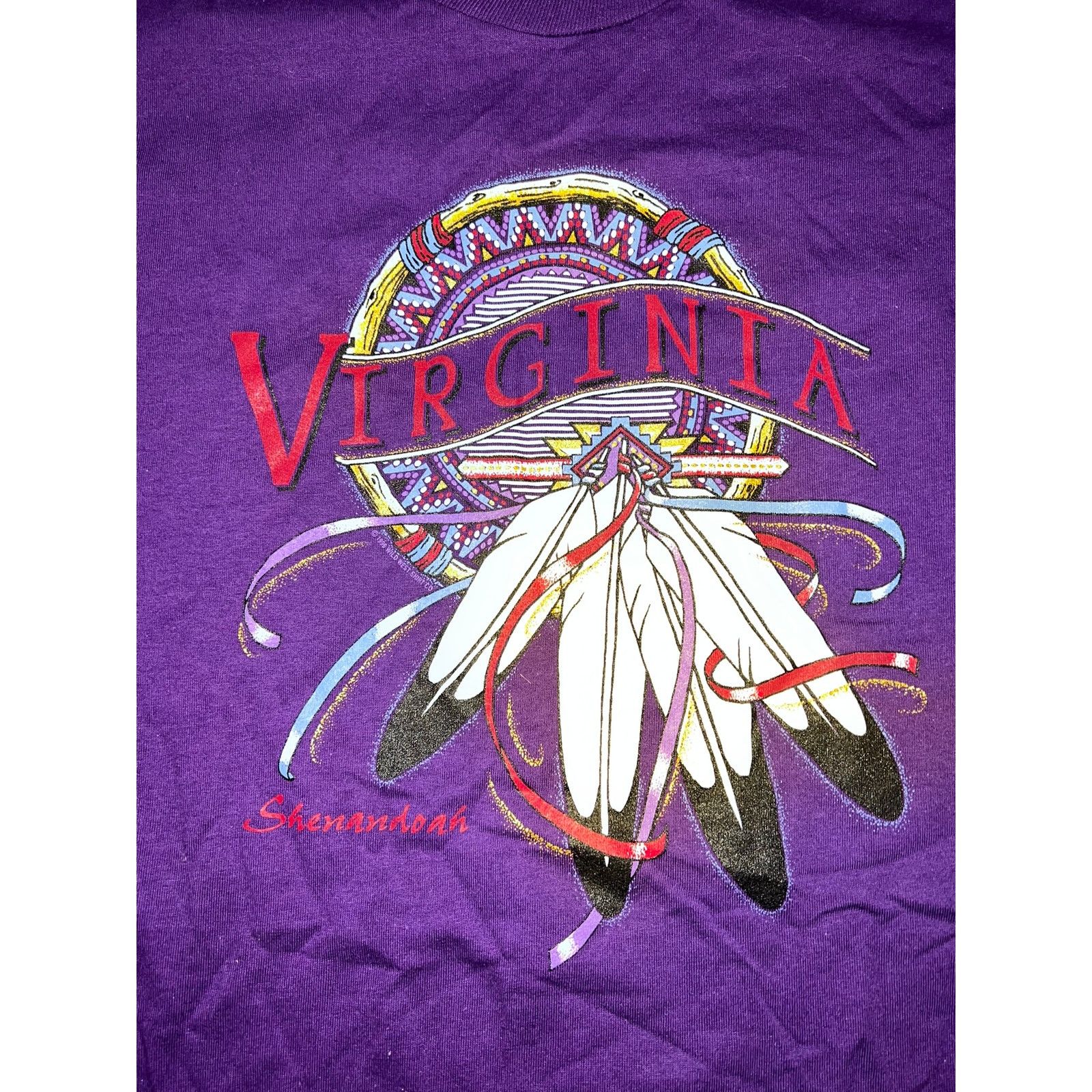 Vintage Vintage Sleeper Shirt Virginia Shenandoah Tee 90s VTG OS Size ONE SIZE - 3 Thumbnail