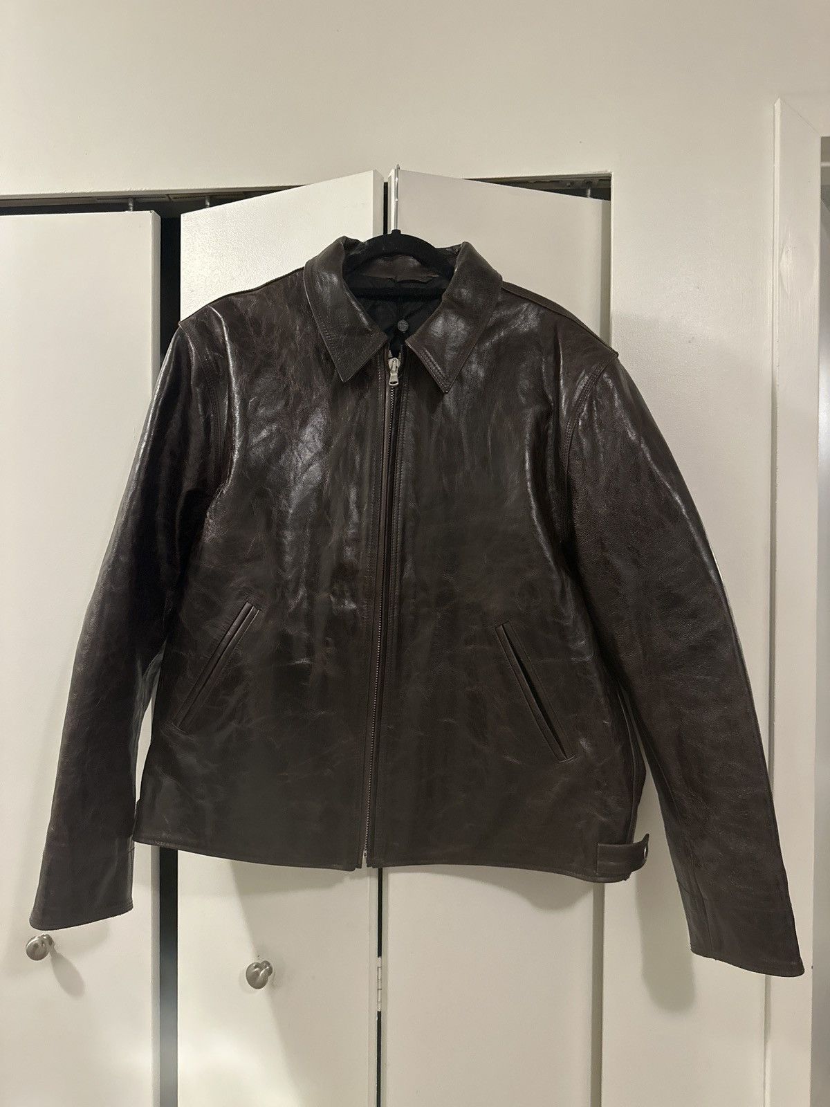 Stussy Stussy Garage Leather Jacket Size US XL / EU 56 / 4 - 2 Thumbnail