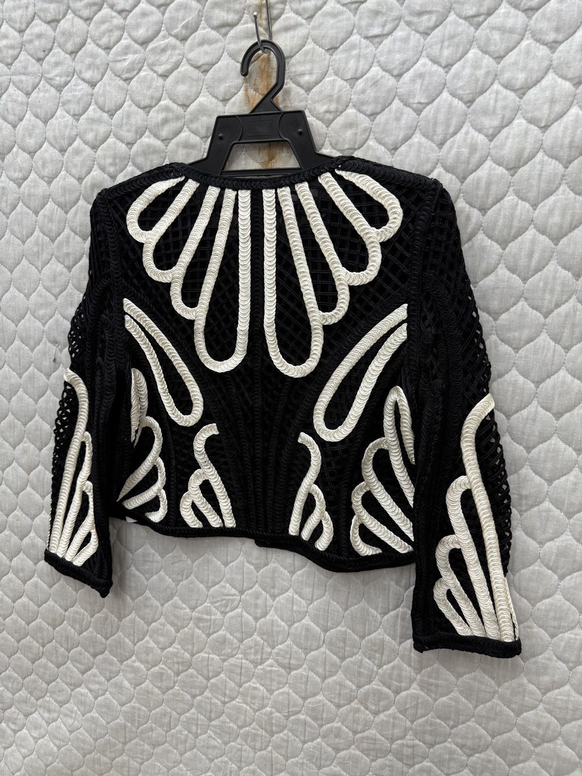 Maje 🔥🔥🔥ARCHIVE MAJE CROCHET KNIT EVENING JACKET Size M / US 6-8 / IT 42-44 - 6 Thumbnail
