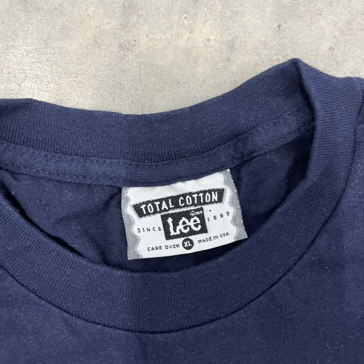 Lee × Vintage Vintage David Letterman the Late Show Navy Blue Yellow XL Size US XL / EU 56 / 4 - 2 Thumbnail