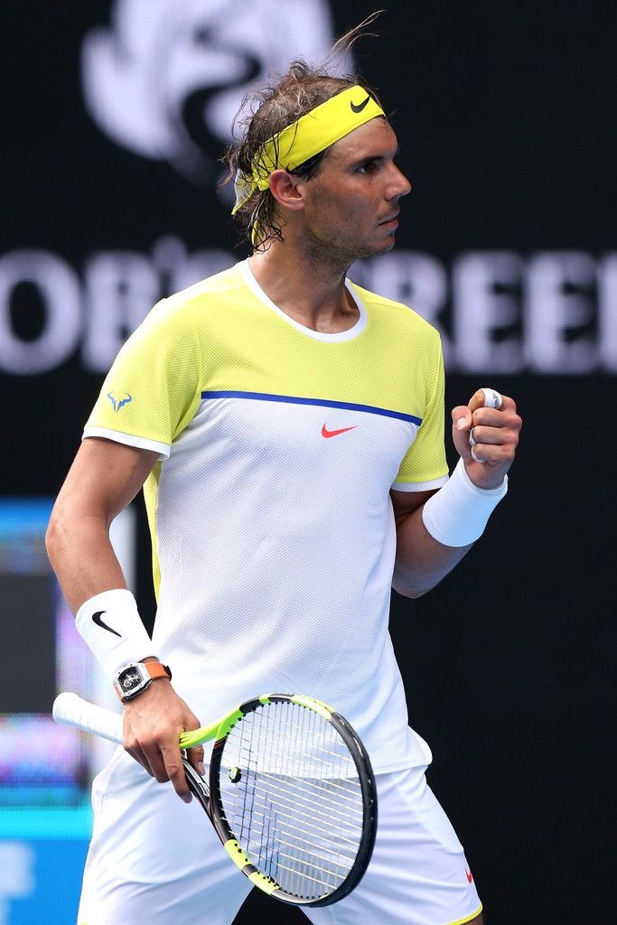 Nike RAFAEL NADAL 2016 Australian Open Tennis Jersey Shirt
