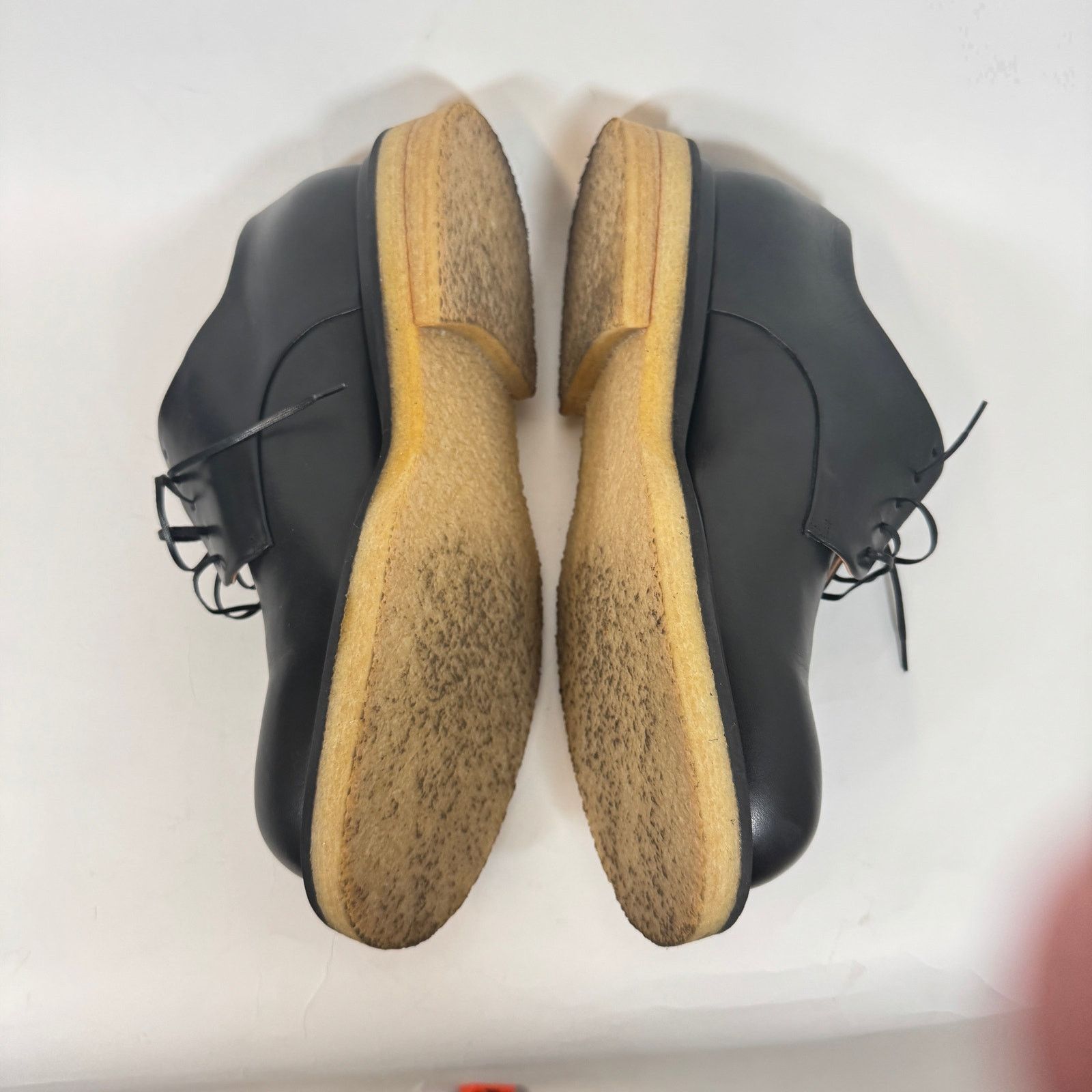 Bottega Veneta Bottega Veneta Black Leather Crepe Sole Derby Size 44 Size US 11 / EU 44 - 4 Thumbnail