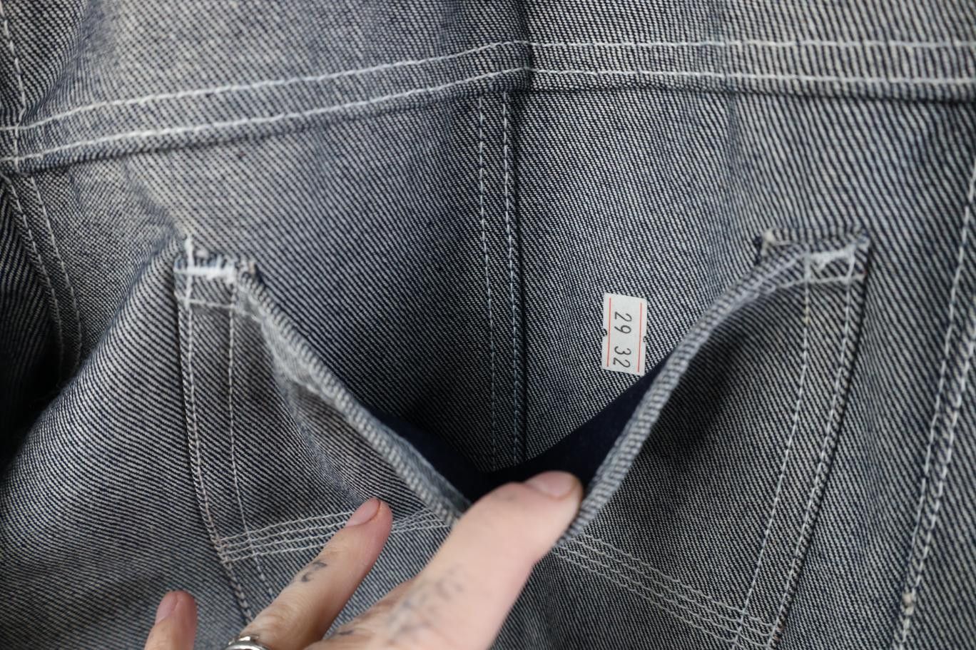 Vintage Deadstock Vintage 90s Y2K Streetwear Denim Trucker Jacket Size US L / EU 52-54 / 3 - 7 Thumbnail