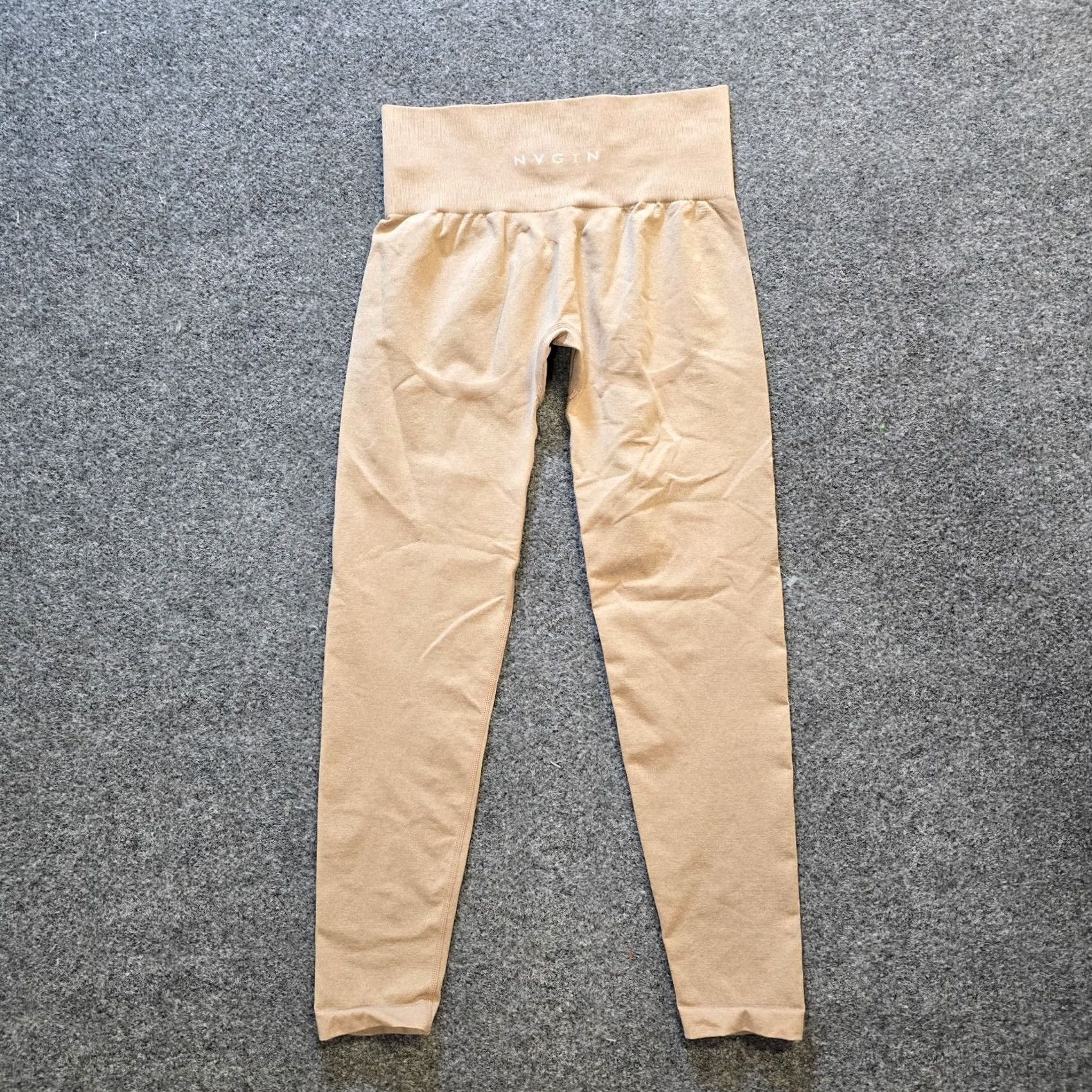 Vintage NVGTN Compression Womens M Beige Leggings Size Navigation Seamless Workout Athletic Size 32" / US 10 / IT 46 - 7 Thumbnail