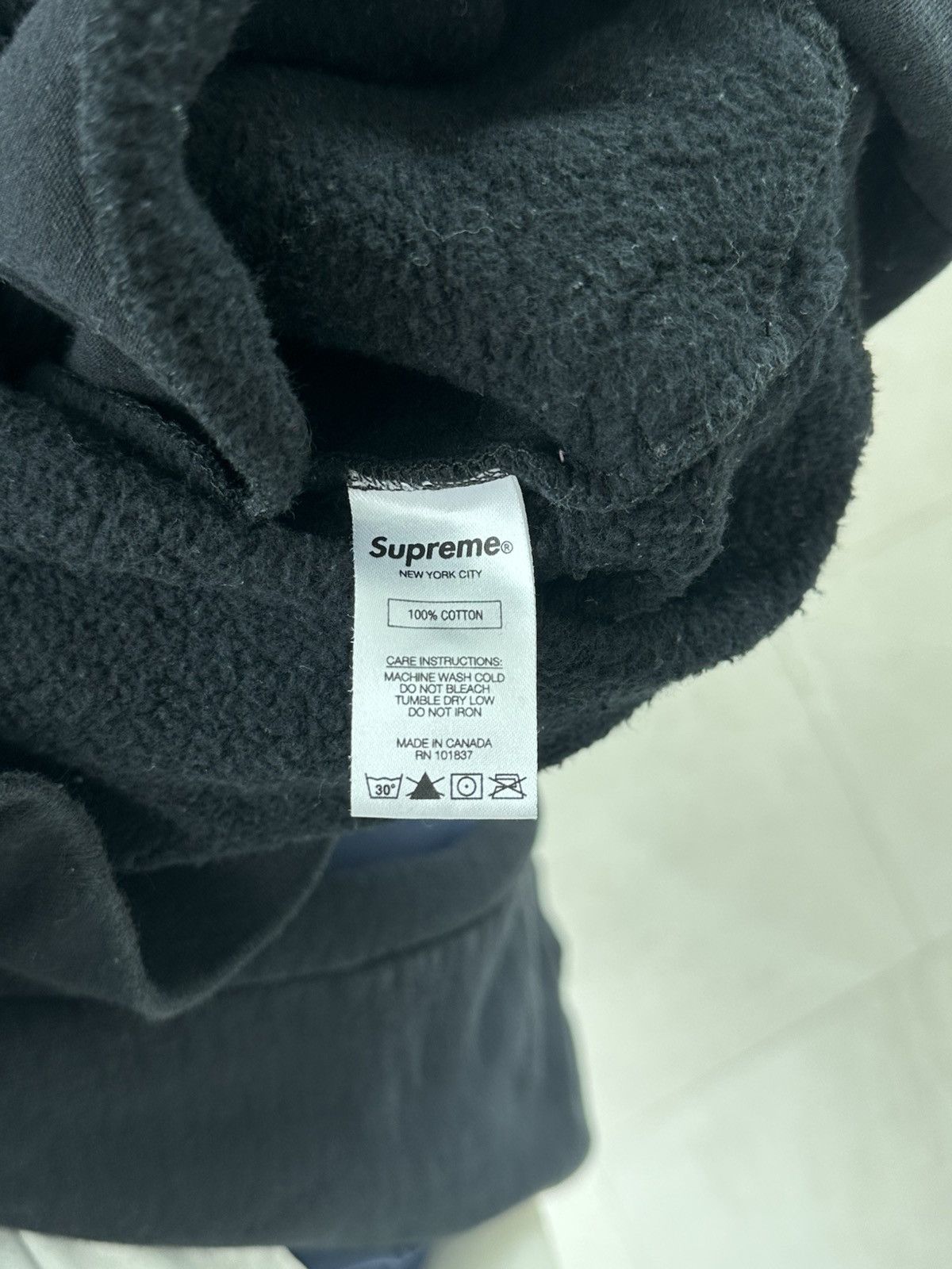 Supreme Supreme Zip Up Black and Gray Sweater Size US L / EU 52-54 / 3 - 5 Thumbnail
