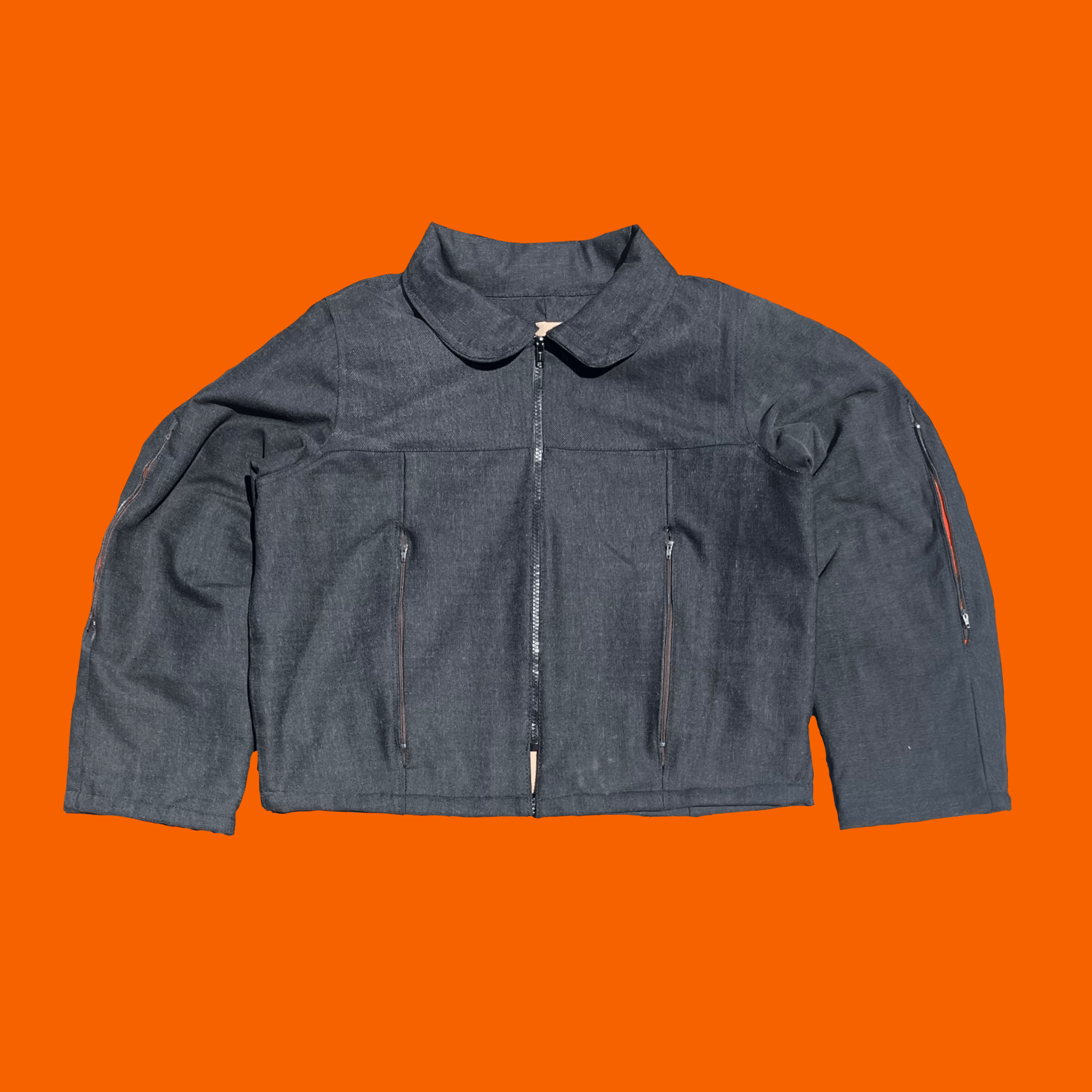 Other Misbehave - Black Denim Workwear Jacket Size US M / EU 48-50 / 2 - 1 Thumbnail