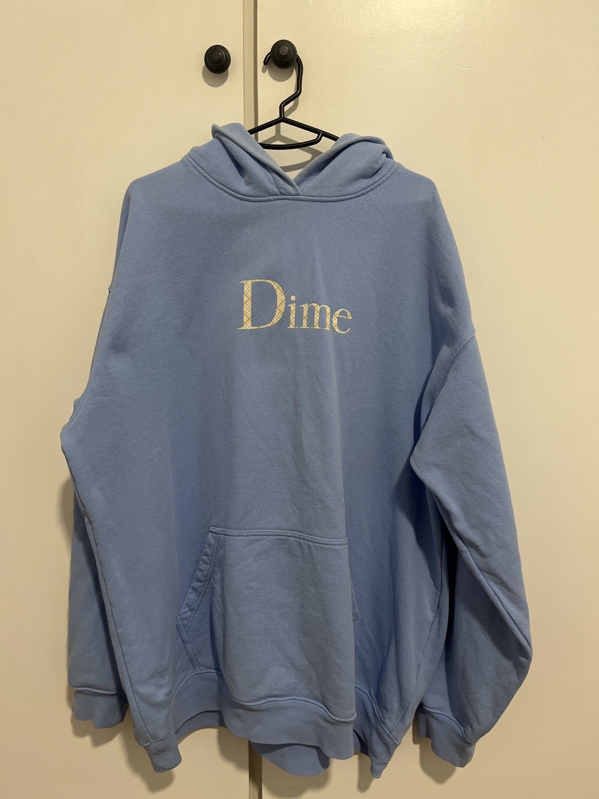 Dime Dime Baby blue plaid hoodie Size US XL / EU 56 / 4 - 3 Thumbnail