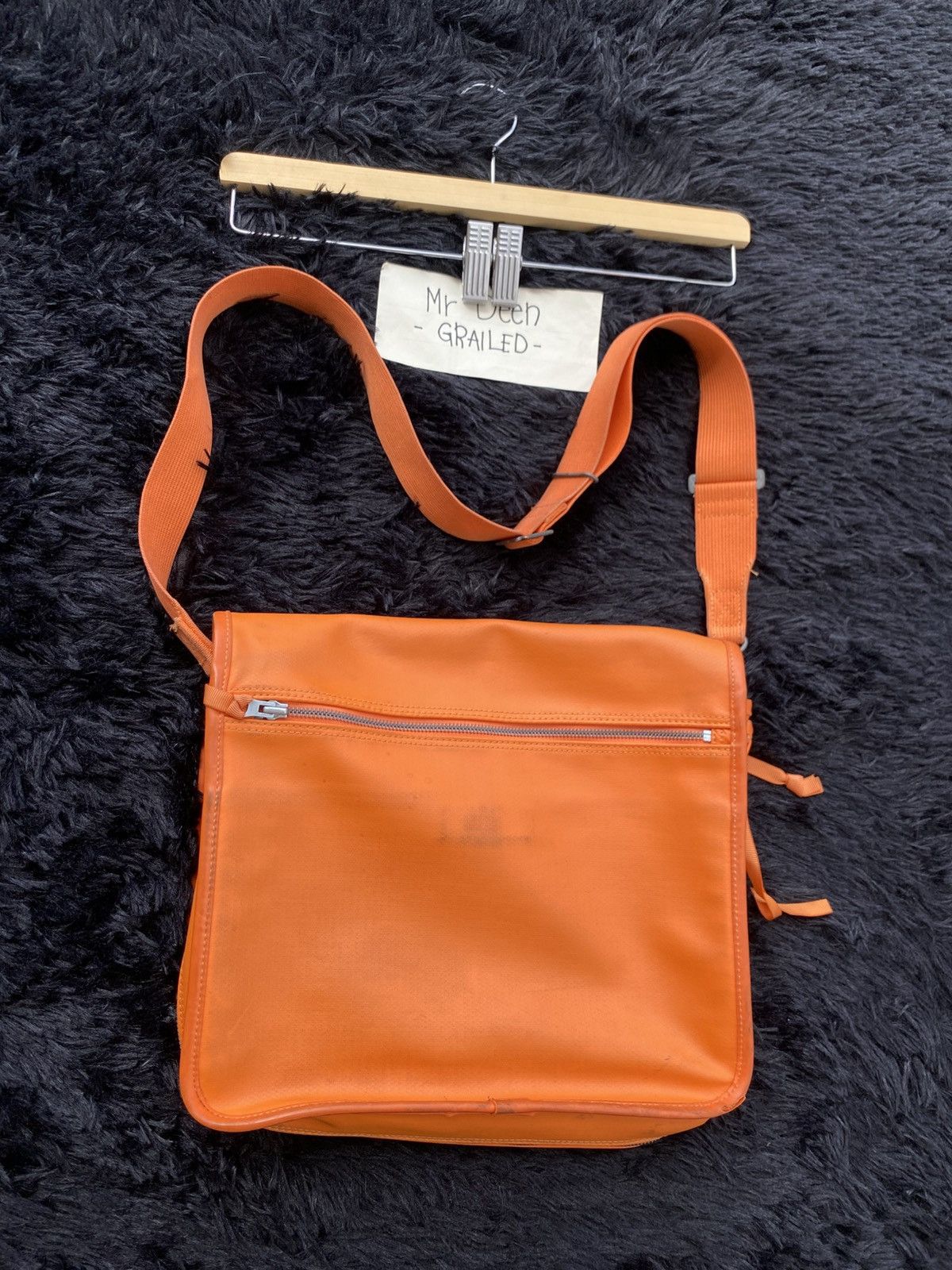 Porter A.P.C Yoshida Luggage Label Shoulder Bag Orange Color Size ONE SIZE - 22 Thumbnail