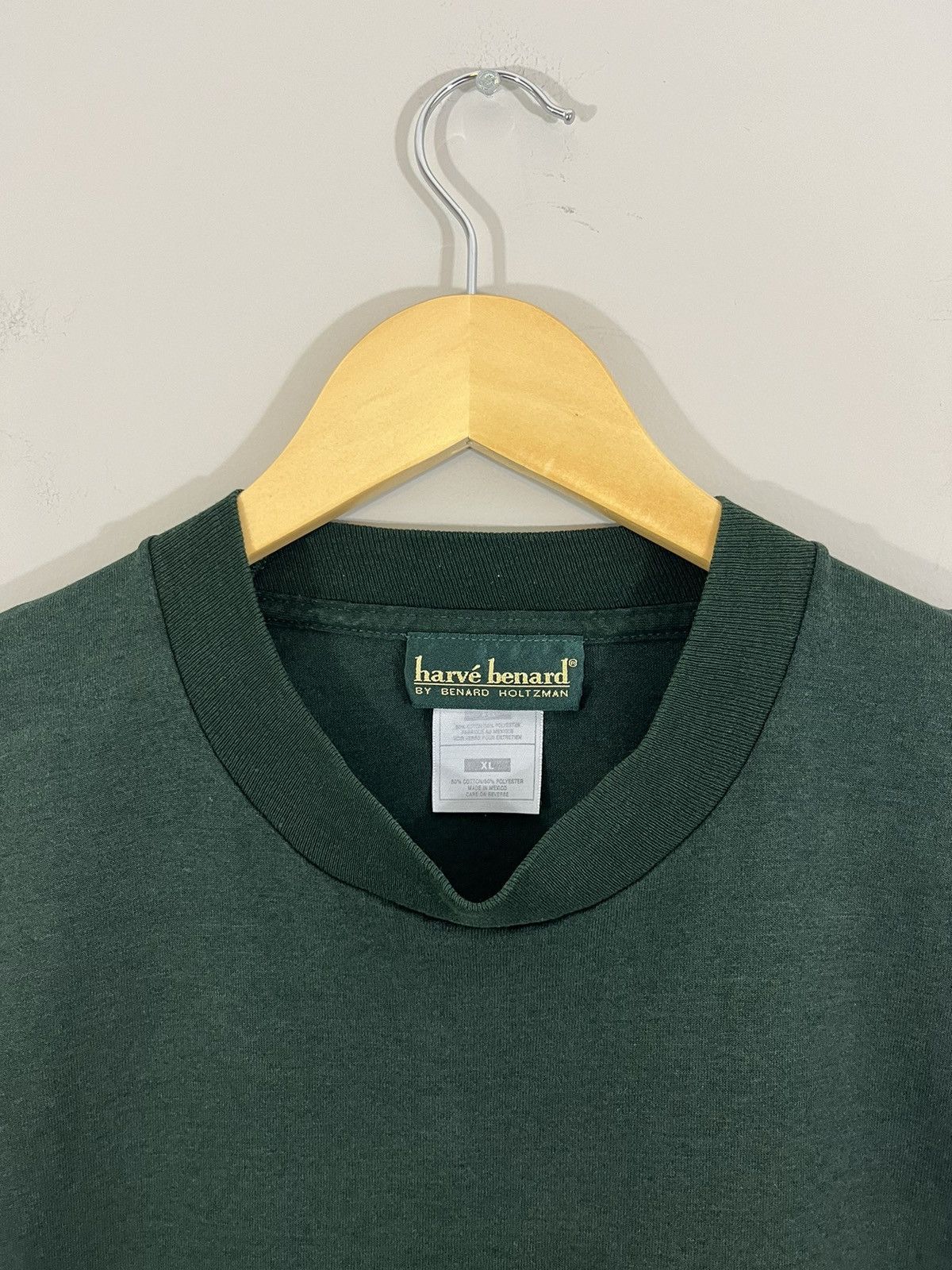Vintage Single Stitch Text Faded Green Tee Size US XL / EU 56 / 4 - 3 Thumbnail