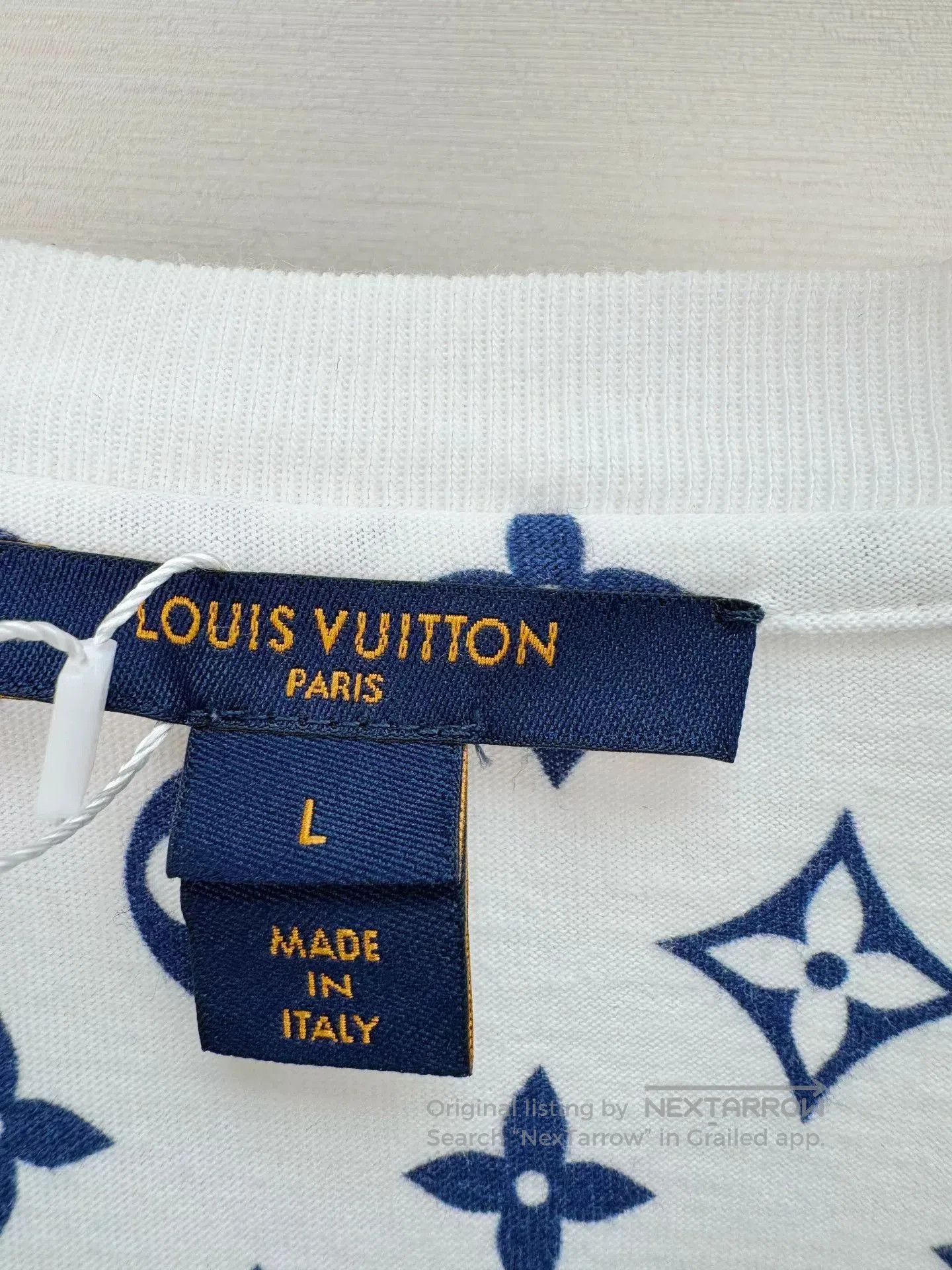 Louis Vuitton Louis Vuitton Blue Monogram Short Sleeve Top. Size US L / EU 52-54 / 3 - 2 Thumbnail