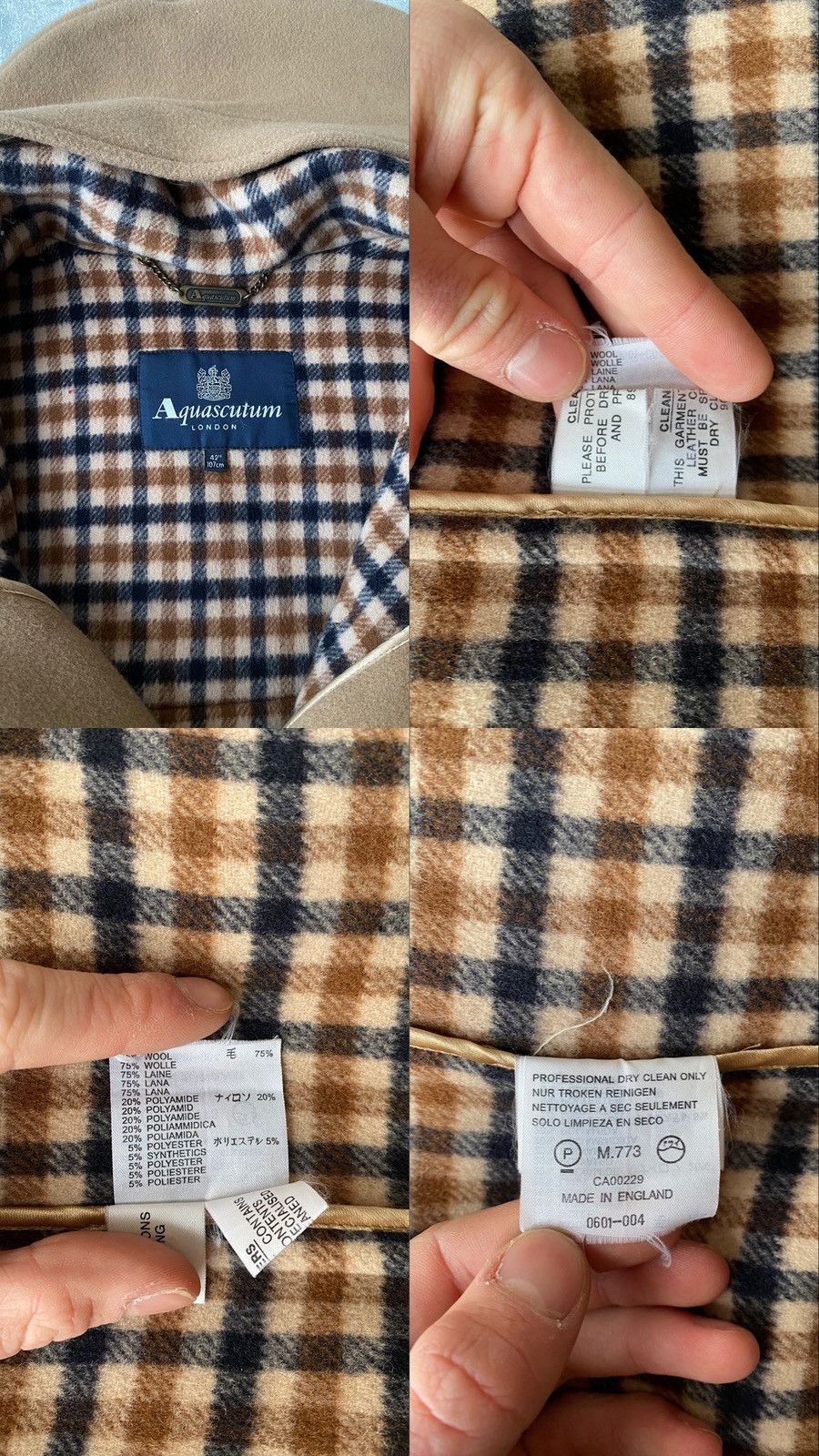 Aquascutum Vintage Aquascutum Duffle Wool Coat Asian Fit Size US XL / EU 56 / 4 - 12 Thumbnail