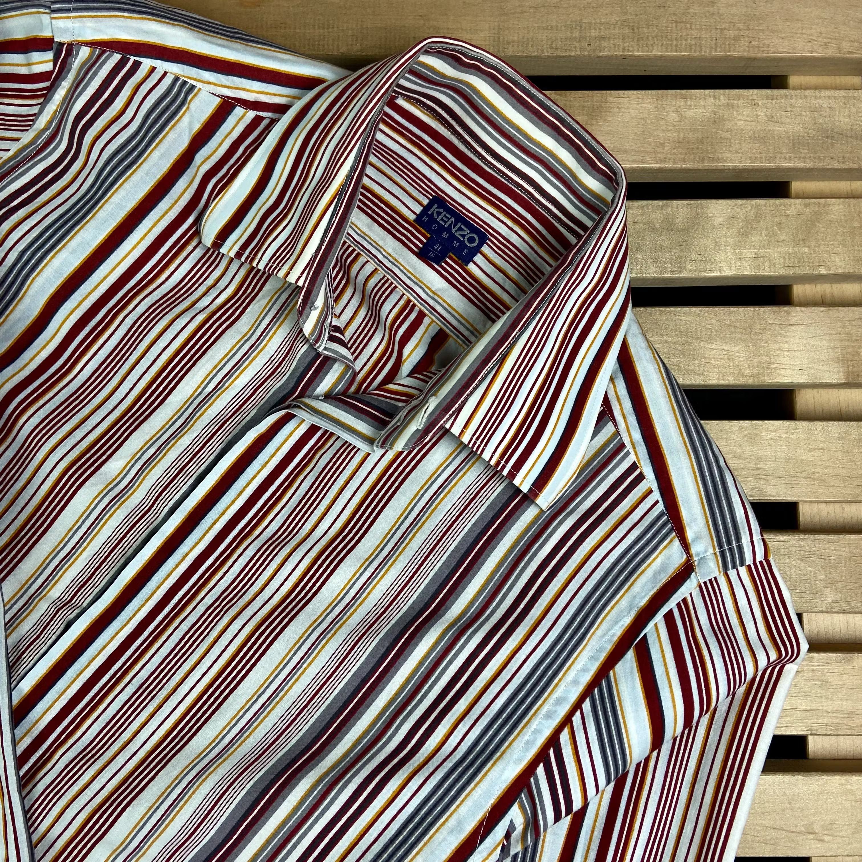 Kenzo Mens Shirt Kenzo Long Sleeve Size 41 / 16 Size US L / EU 52-54 / 3 - 2 Thumbnail