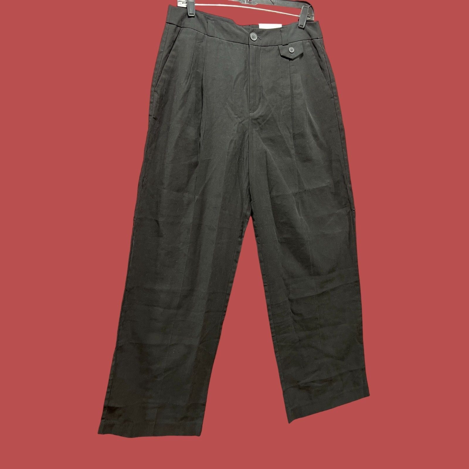 Other A New Day - Women's High Rise Pants Relaxed Hip & Thing - Bl Size 32" / US 10 / IT 46 - 17 Thumbnail