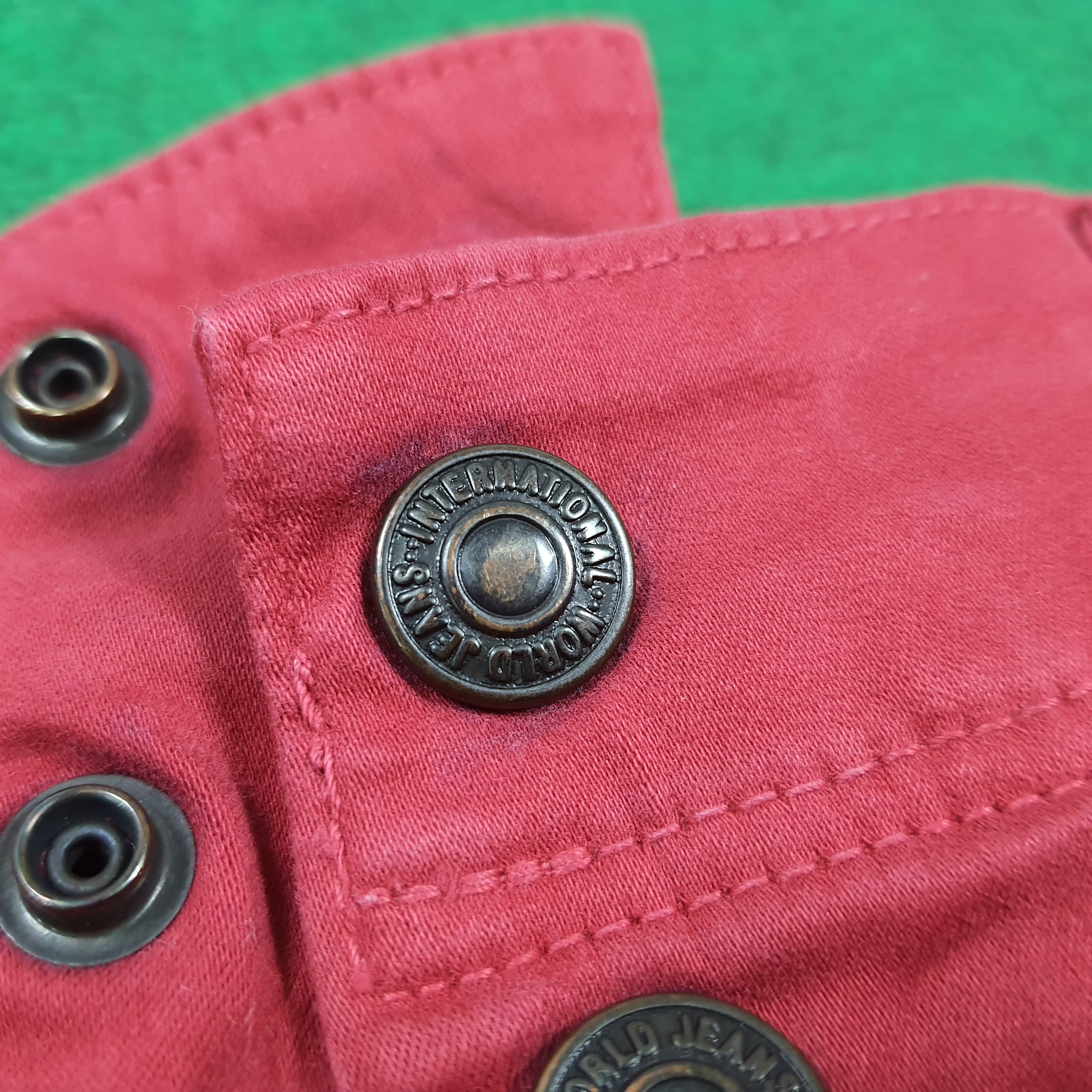 Kapital Vintage KAPITAL Japan Red Tencel Stretch Pants C297N25 Size 26" / US 2 / IT 38 - 7 Thumbnail