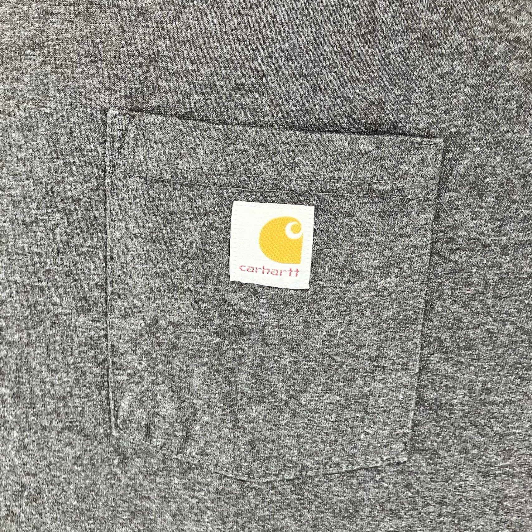 Carhartt Carhartt Mens T-Shirt Charcoal Gray Large Short Sleeve Crew Neck Pocket Size US L / EU 52-54 / 3 - 4 Thumbnail