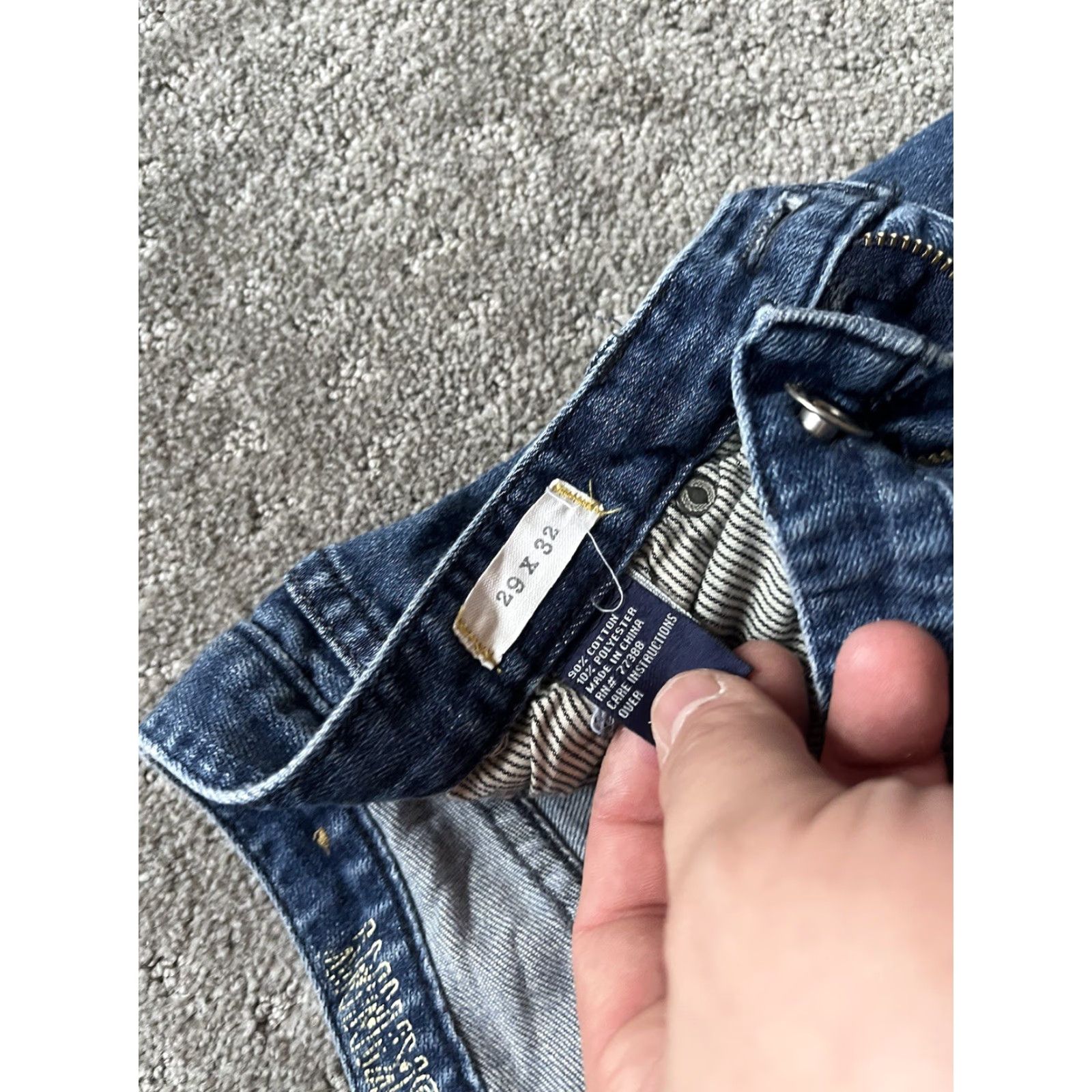 Madewell Madewell Jeans Women's 29x32 Blue Skinny Legging Stretch Dark Wash Vintage: No Size 29" - 6 Thumbnail