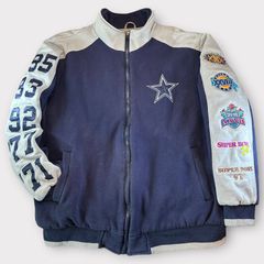 Dallas Cowboys NFL Blue Super Bowl Champions Jacket - Maker of Jacket