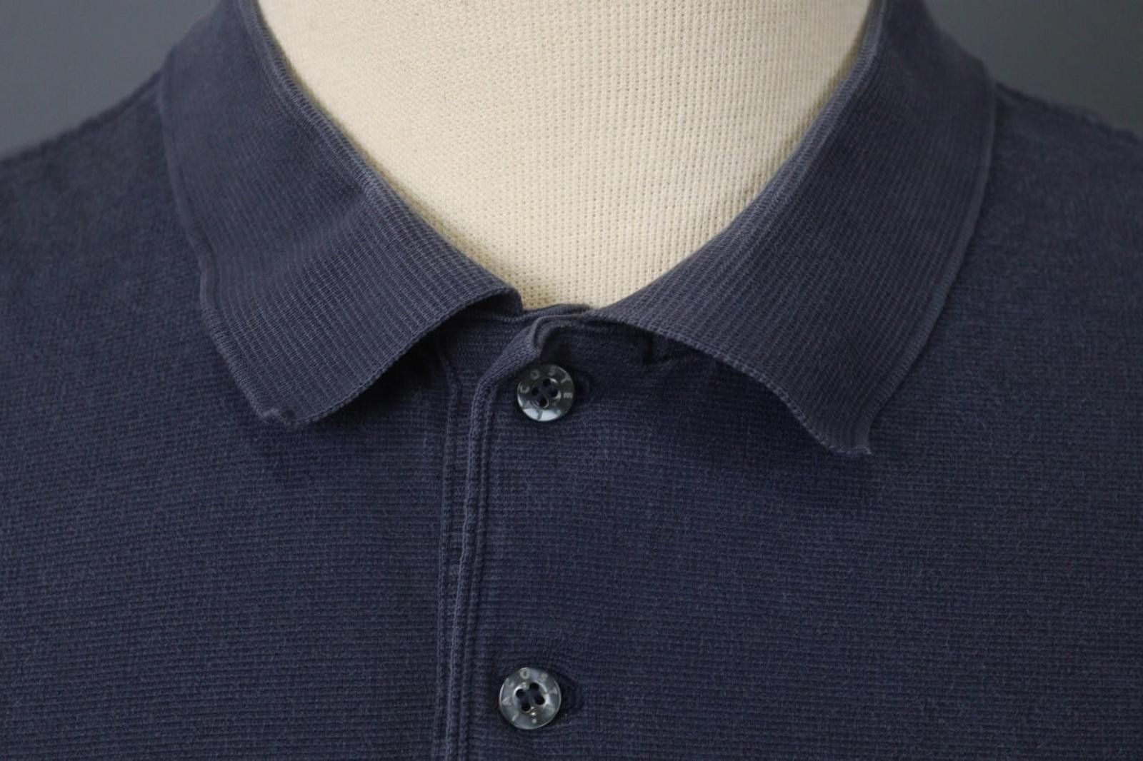 Lacoste Lacoste Navy 100% Cotton Button Front Polo Shirt Size 6 Size US M / EU 48-50 / 2 - 6 Thumbnail
