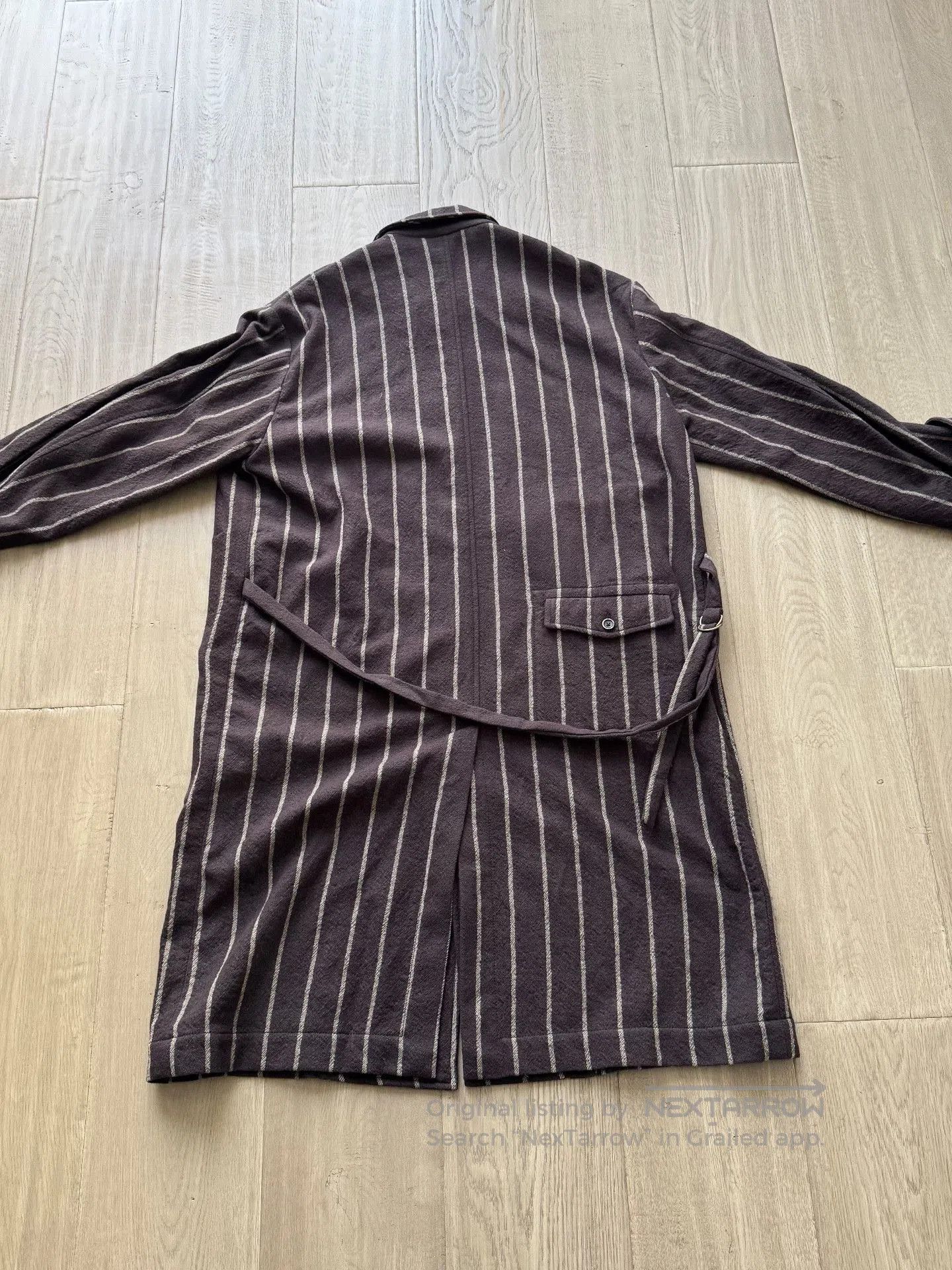 Uma Wang Uma Wang 20AW Striped Coat. Size S / US 4 / IT 40 - 3 Thumbnail