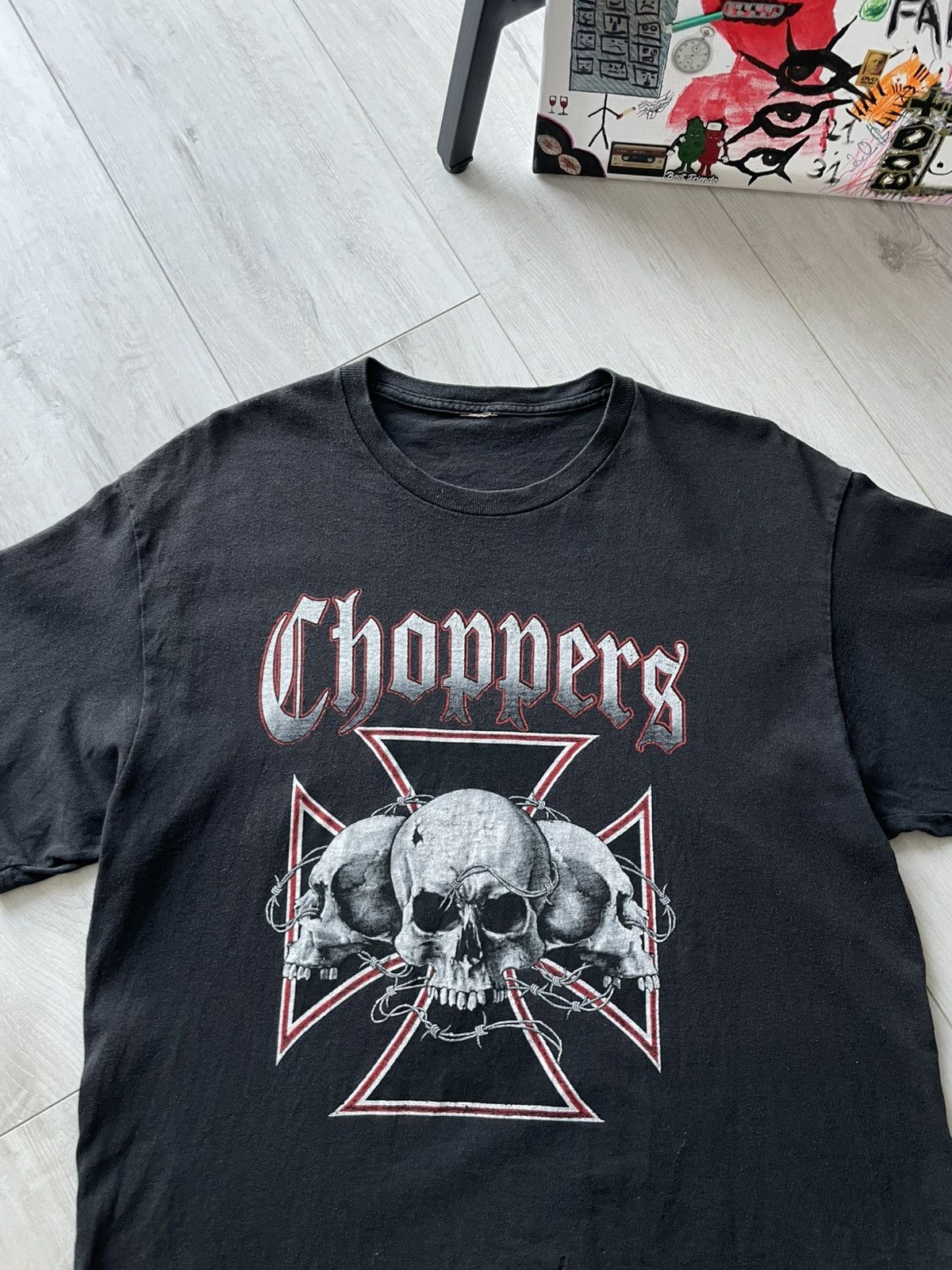 West Coast Choppers Vintage 00’s West Coast Choppers T-shirt Y2K Printed Logo Size US L / EU 52-54 / 3 - 3 Thumbnail