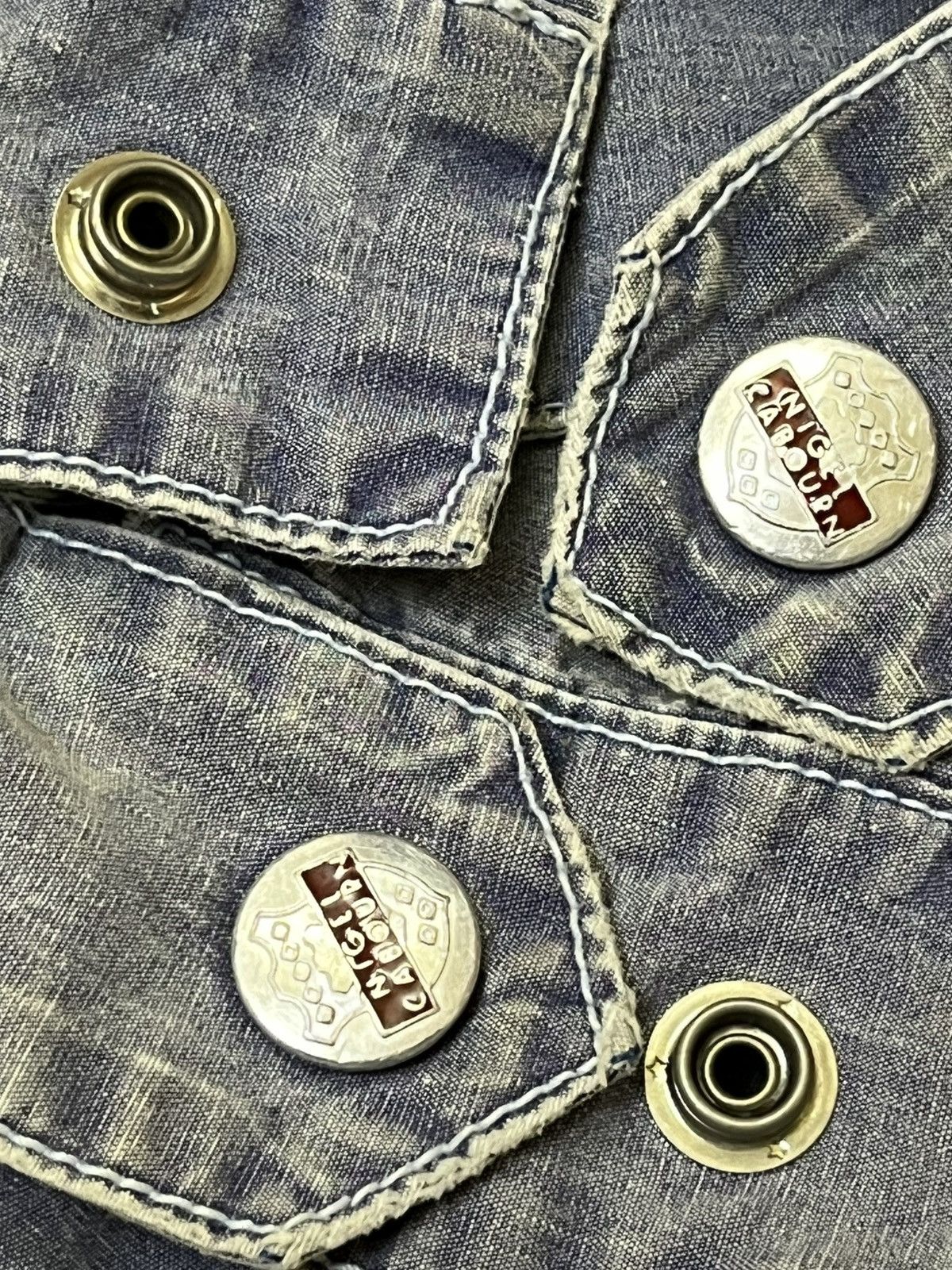Nigel Cabourn Vintage 90s NIGEL CABOURN riri zipper distressed jacket Size US L / EU 52-54 / 3 - 13 Thumbnail
