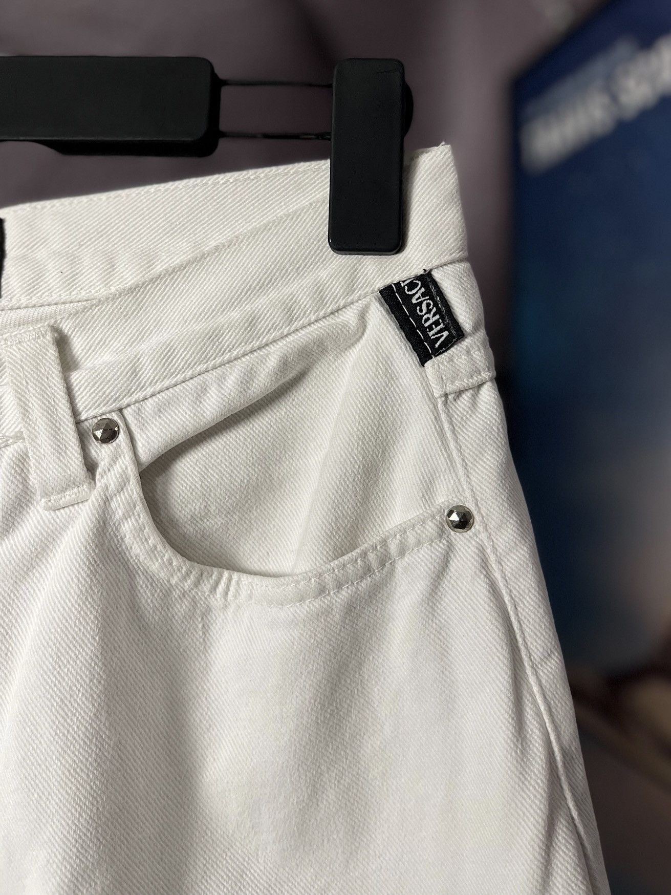 Versace Jeans Couture White Italy 31/45 Vintage Denim