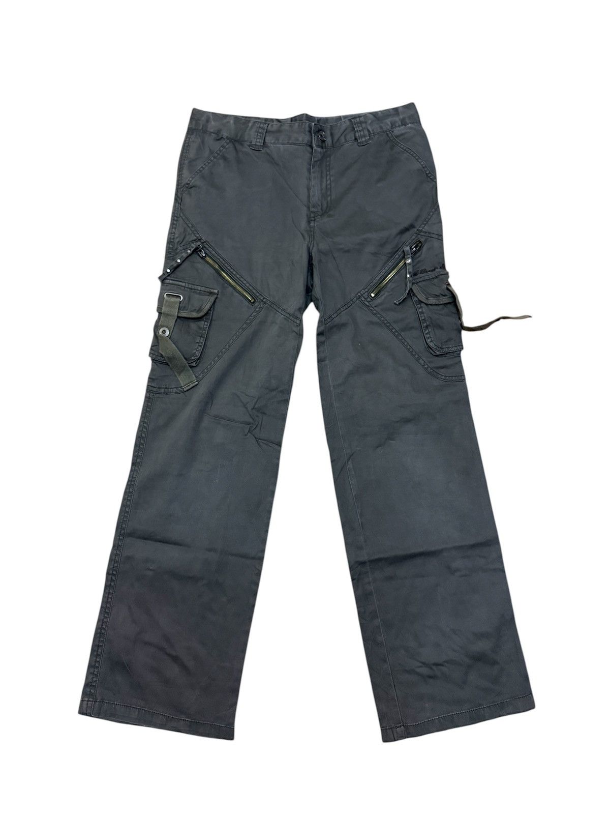 Lee Brennan Design Vintage L.BRENN Cargo Pants 8 Pockets / Streetwear W30X30 Size US 30 / EU 46 - 1 Thumbnail