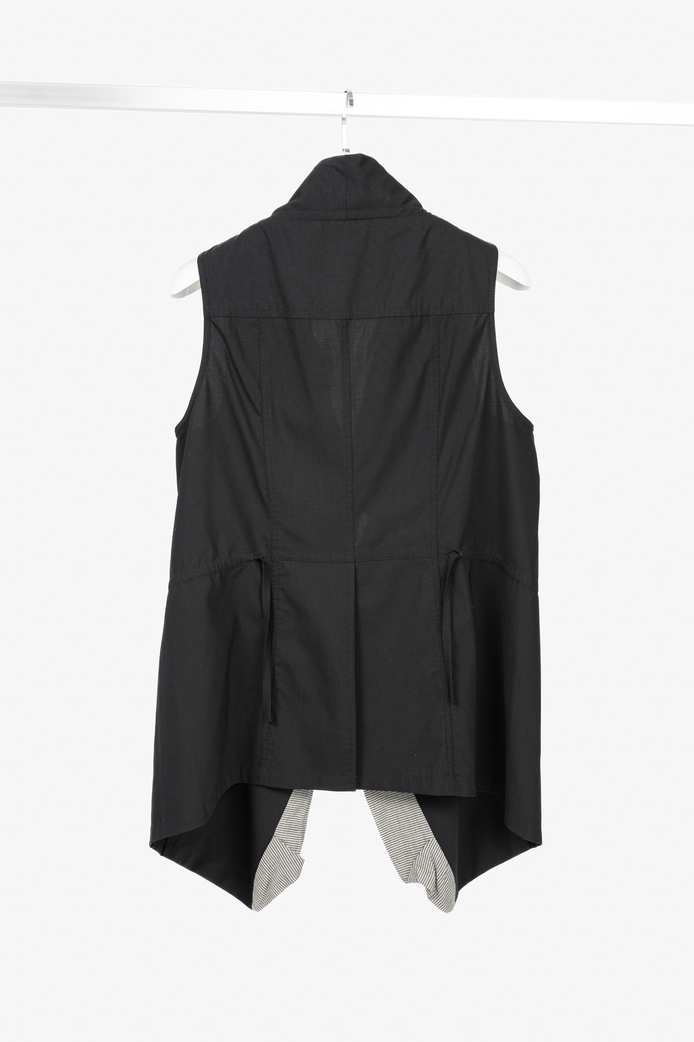 Annette Gortz Annette Gortz SS/11 Tess Stretch-Wool Cinch Vest Size L / US 10 / IT 46 - 2 Thumbnail