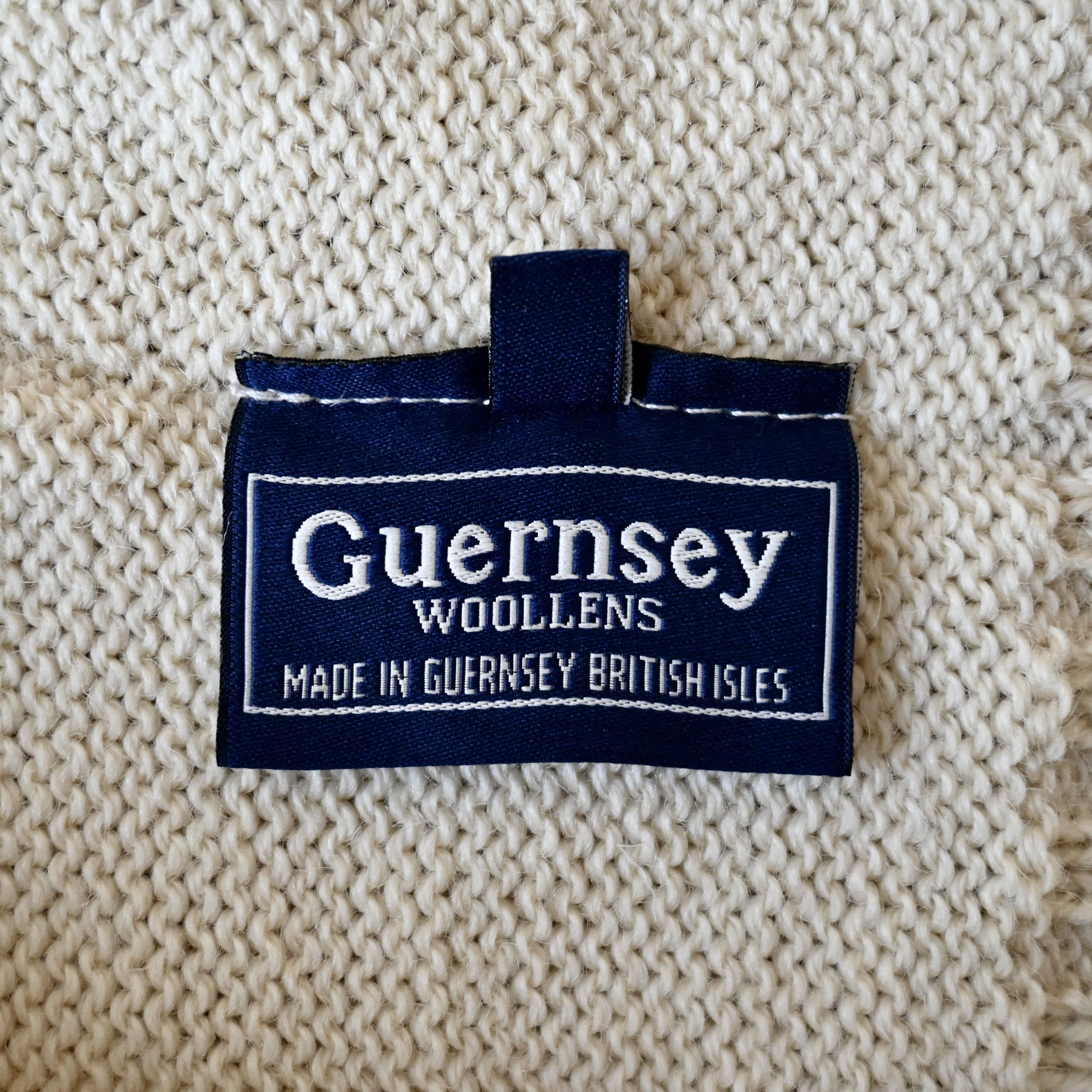 Other UNUSED, Guernsey Woollens traditional jumper, cream Size US XL / EU 56 / 4 - 16 Thumbnail