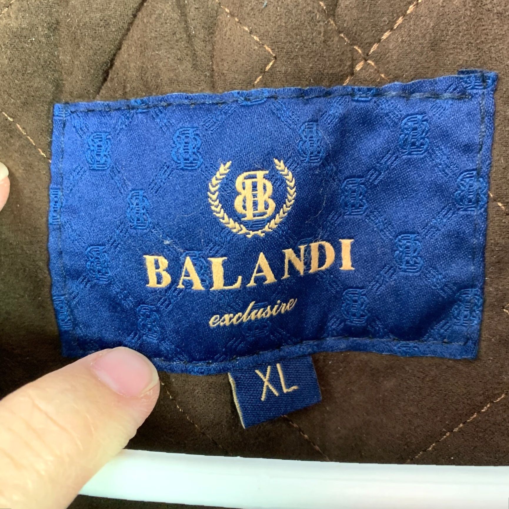 Vintage Balandi Brown Quilted Full Zip Bomber Jacket Coat Mens XL Size US XL / EU 56 / 4 - 7 Thumbnail