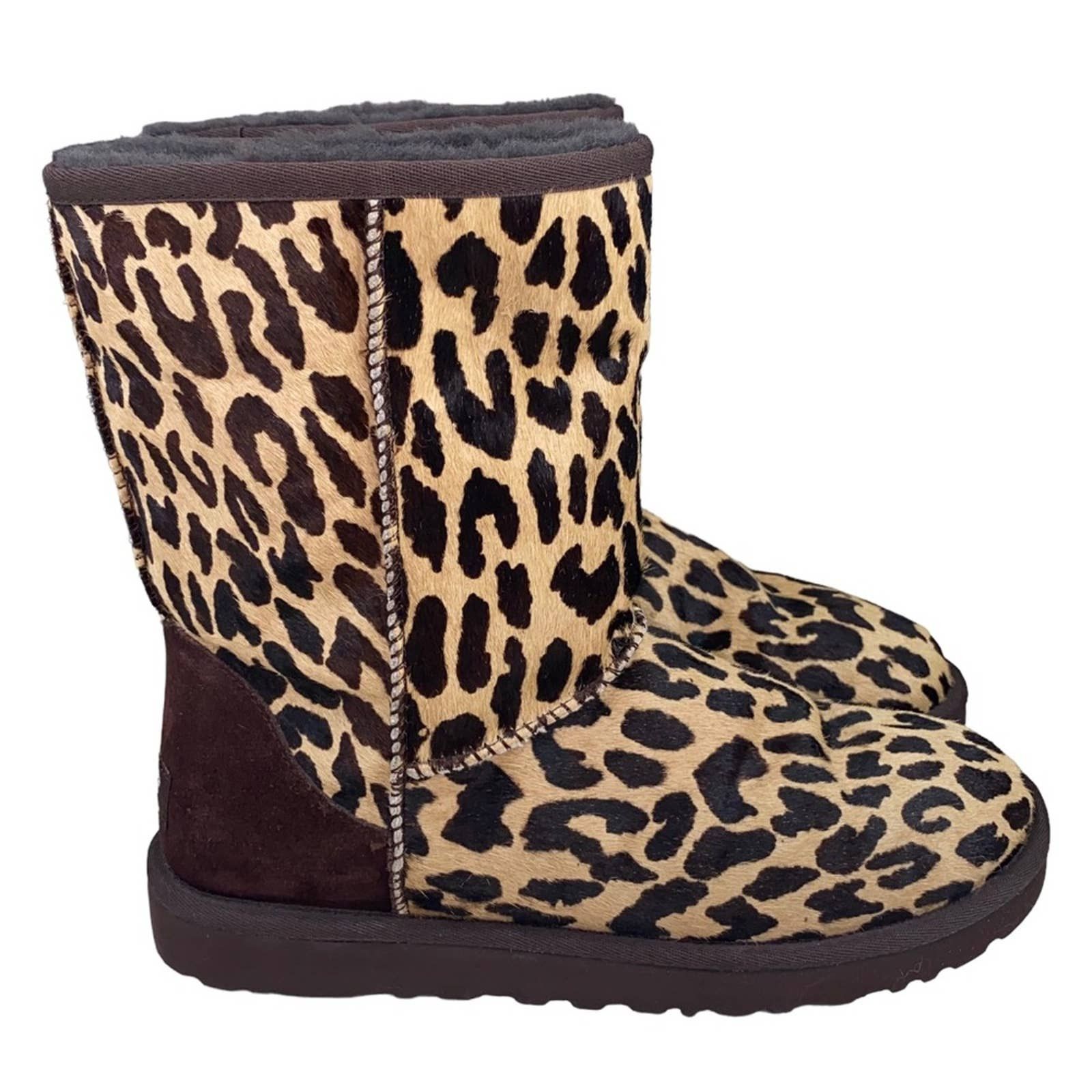 Ugg UGG Women’s Leopard Print Calf Hair Winter Boot Size US 9 Grailed