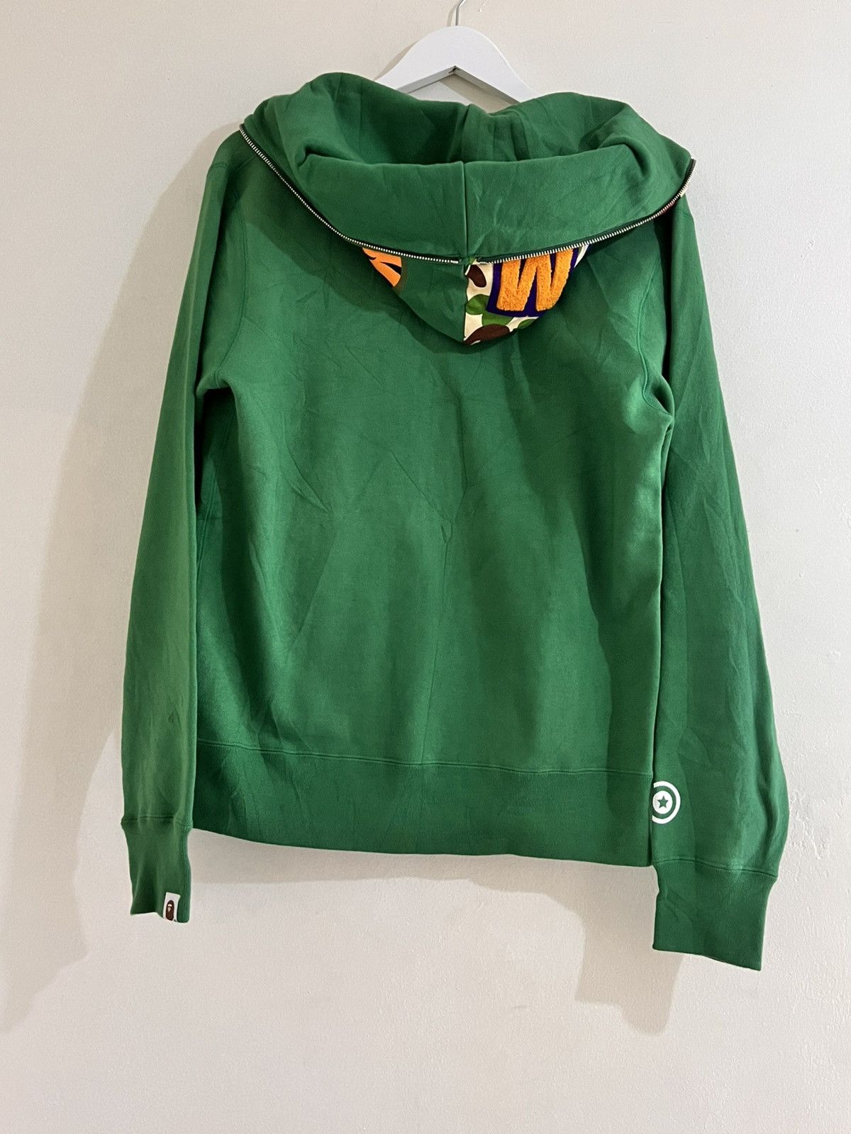 Bape BAPE Baby Milo Shark Hoodie – Green Camo Size US M / EU 48-50 / 2 - 3 Thumbnail