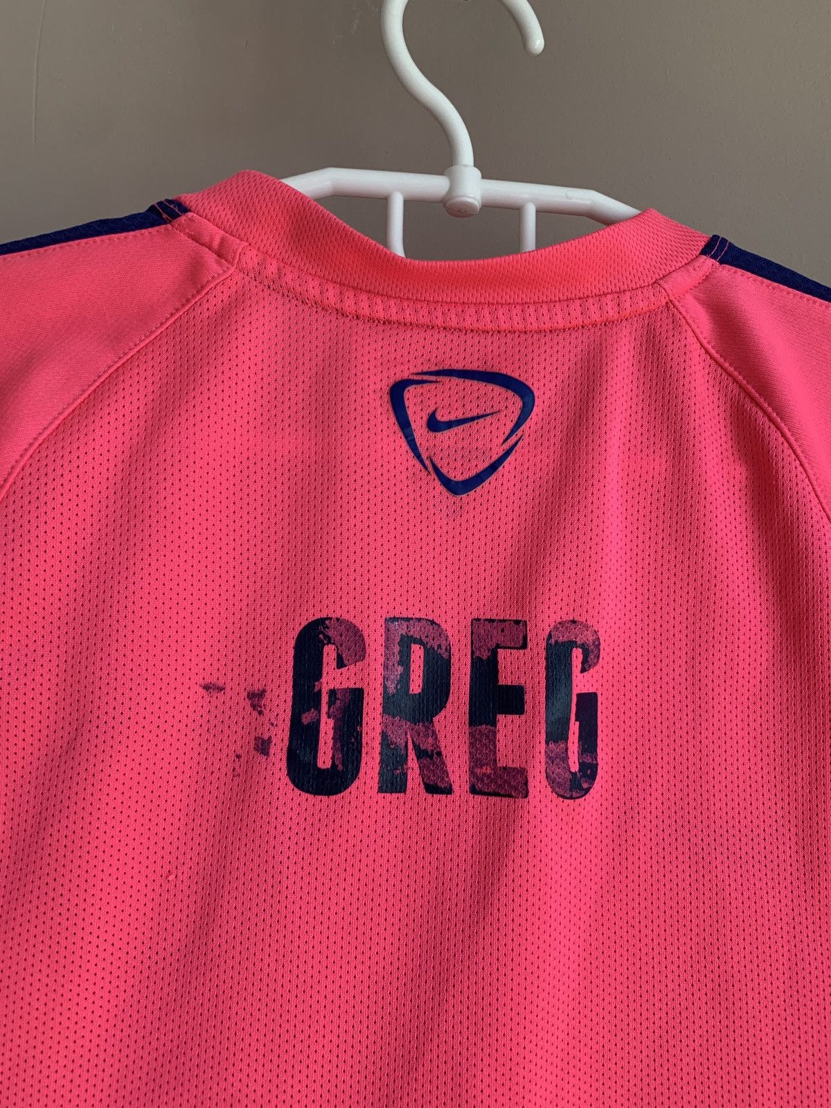 Nike Barcelona 2015 Football Shirt Pink Nike Soccer Jersey Size S Size US S / EU 44-46 / 1 - 8 Thumbnail