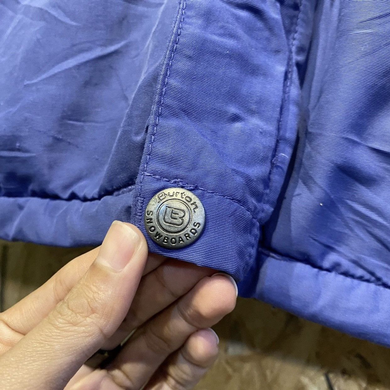 Burton vintage Burton Snowboards Toast StormLite Fabric jacket blue Size US L / EU 52-54 / 3 - 9 Thumbnail