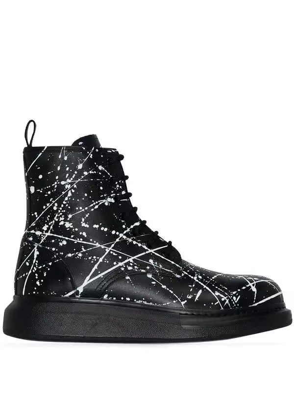 Alexander McQueen o1y0225 Ankle Boots in Black Size US 5 / IT 35 - 1 Thumbnail
