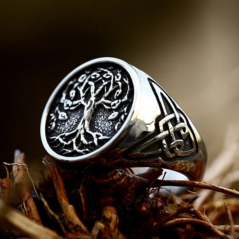 Jewelry Viking Tree of Life Ring Size ONE SIZE - 3 Thumbnail