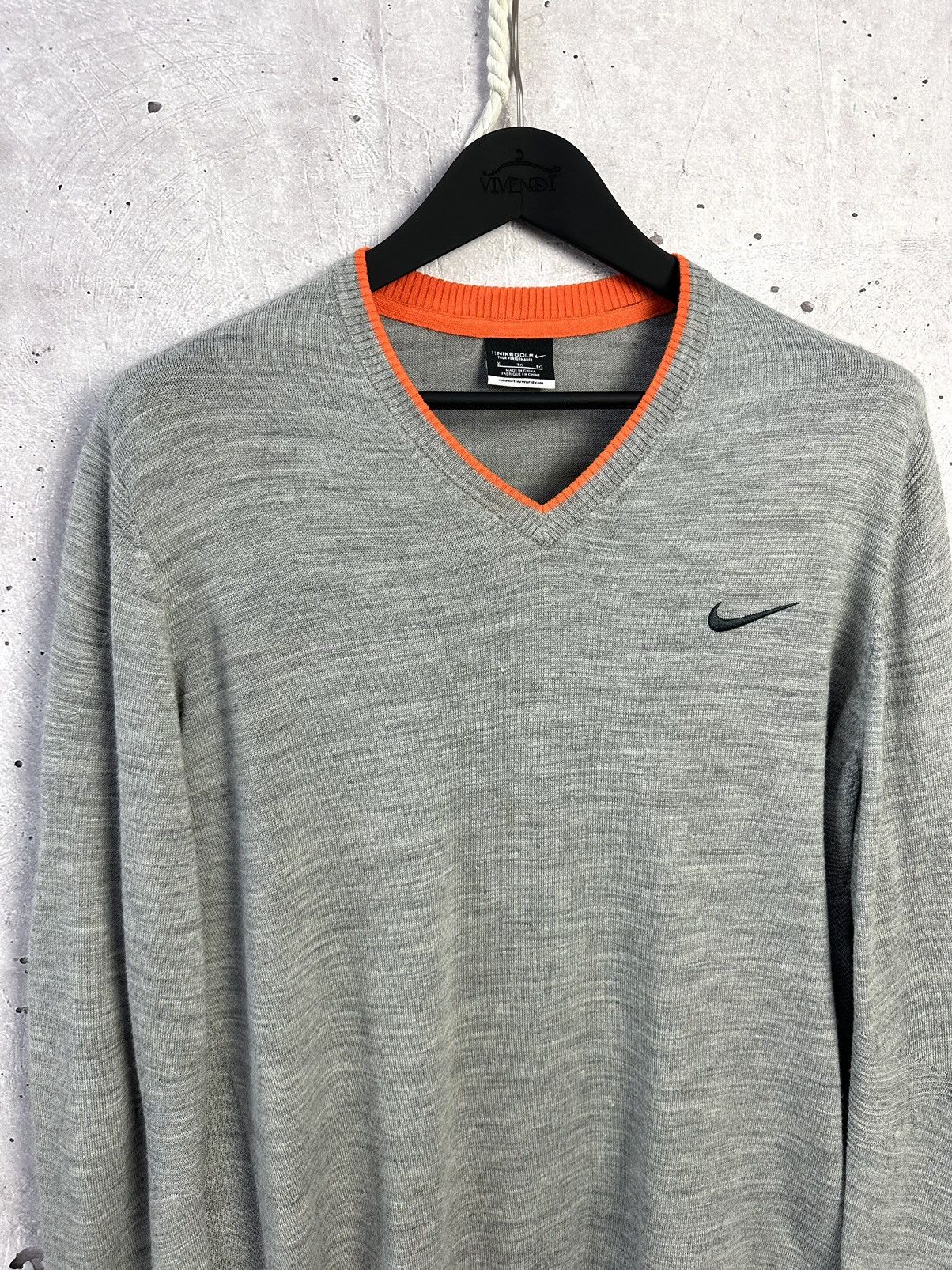 Nike × Vintage Vintage Nike Wool Knit Sweater Size US XL / EU 56 / 4 - 2 Thumbnail