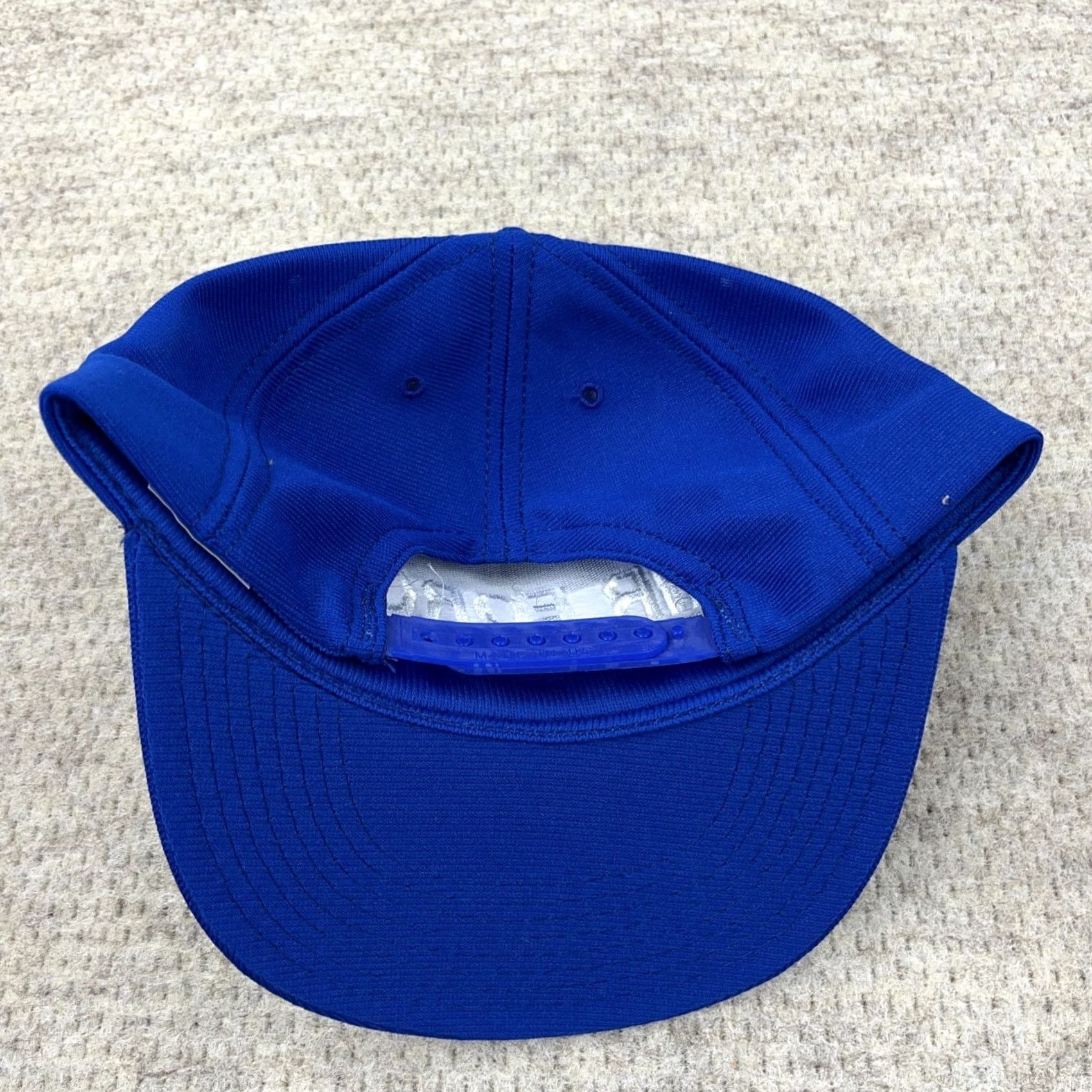 Vintage VINTAGE Eagle Crest Hat Cap Snapback Made In USA Military Veteran 90s USAF BL9 Mens One Size Blue Cotton Polyester Knit Size ONE SIZE - 4 Thumbnail