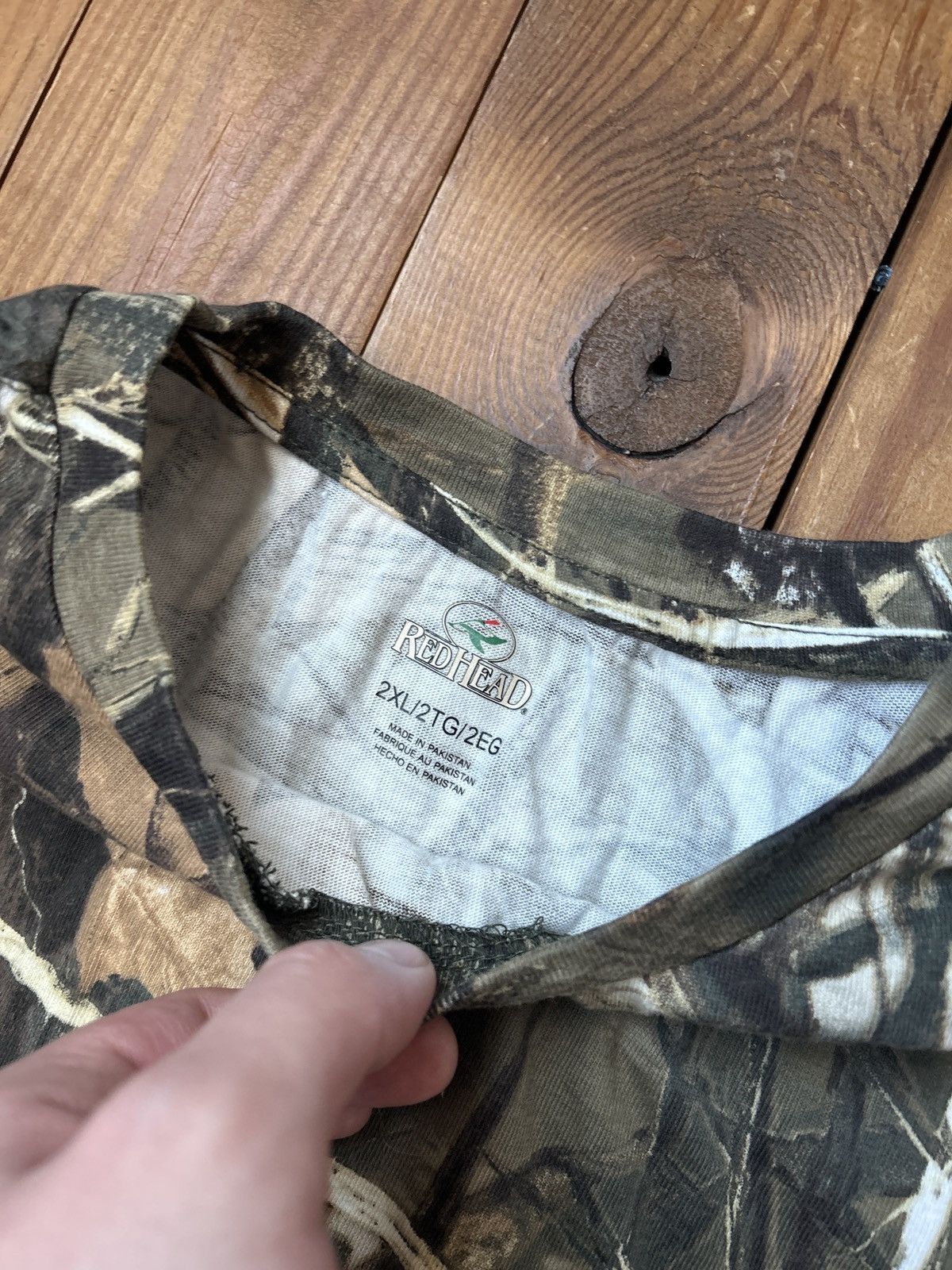 Realtree × Vintage Vintage Real Tree Camo Pocket Tee Shirt Size US XXL / EU 58 / 5 - 2 Thumbnail