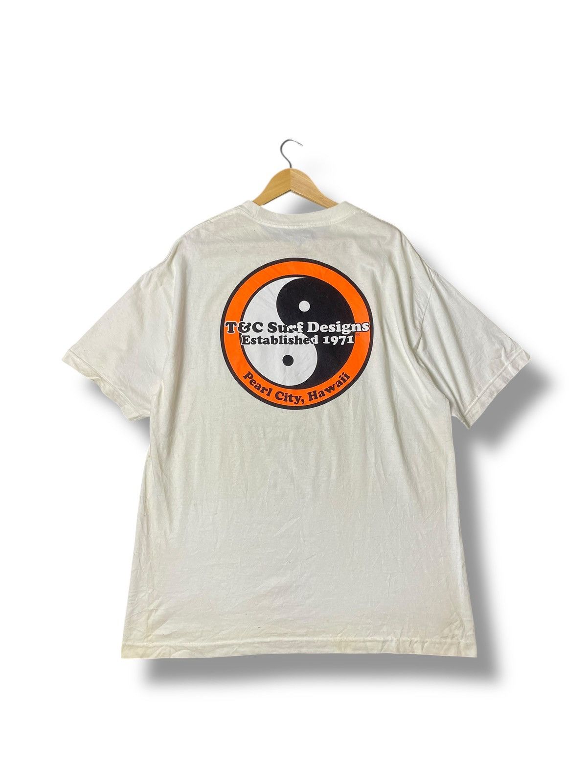 Japanese Brand × Vintage Vintage T&C Surf Hawaii Backprint Shirt (115) Size US XL / EU 56 / 4 - 1 Thumbnail