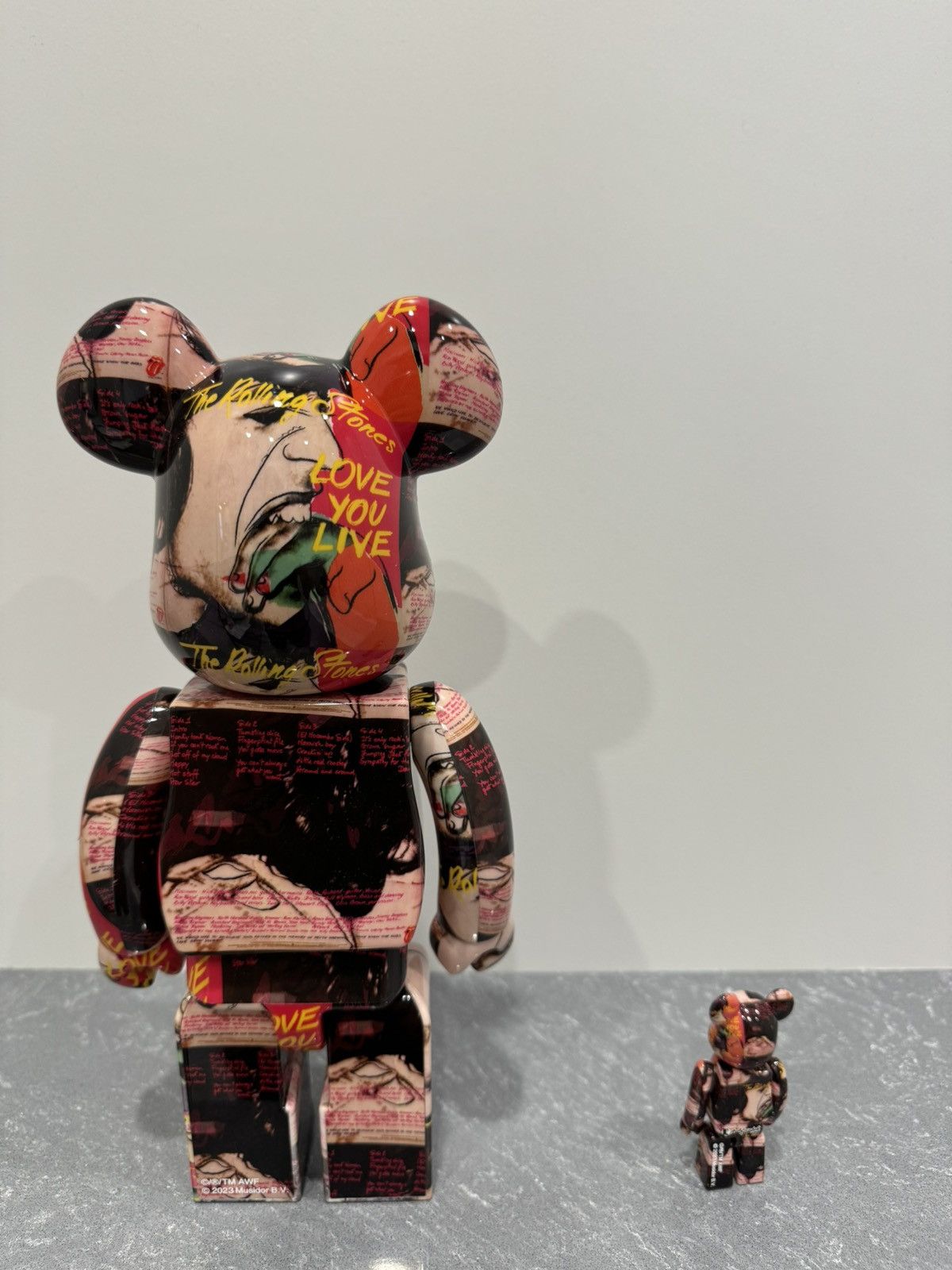 Andy Warhol × Japanese Brand × Medicom Toy Medicom Bearbrick x Andy Warhol x Rolling Stones toy rare Size ONE SIZE - 5 Thumbnail
