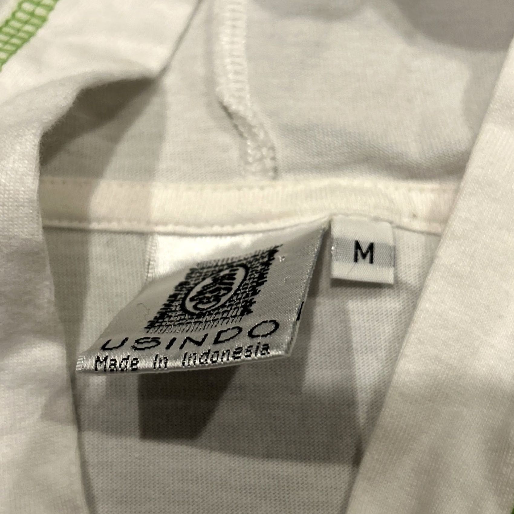 Vintage USINDO Y2K Cute Graphic White Button-Up Hoodie Light Jacket Women M B29 Size M / US 6-8 / IT 42-44 - 2 Thumbnail