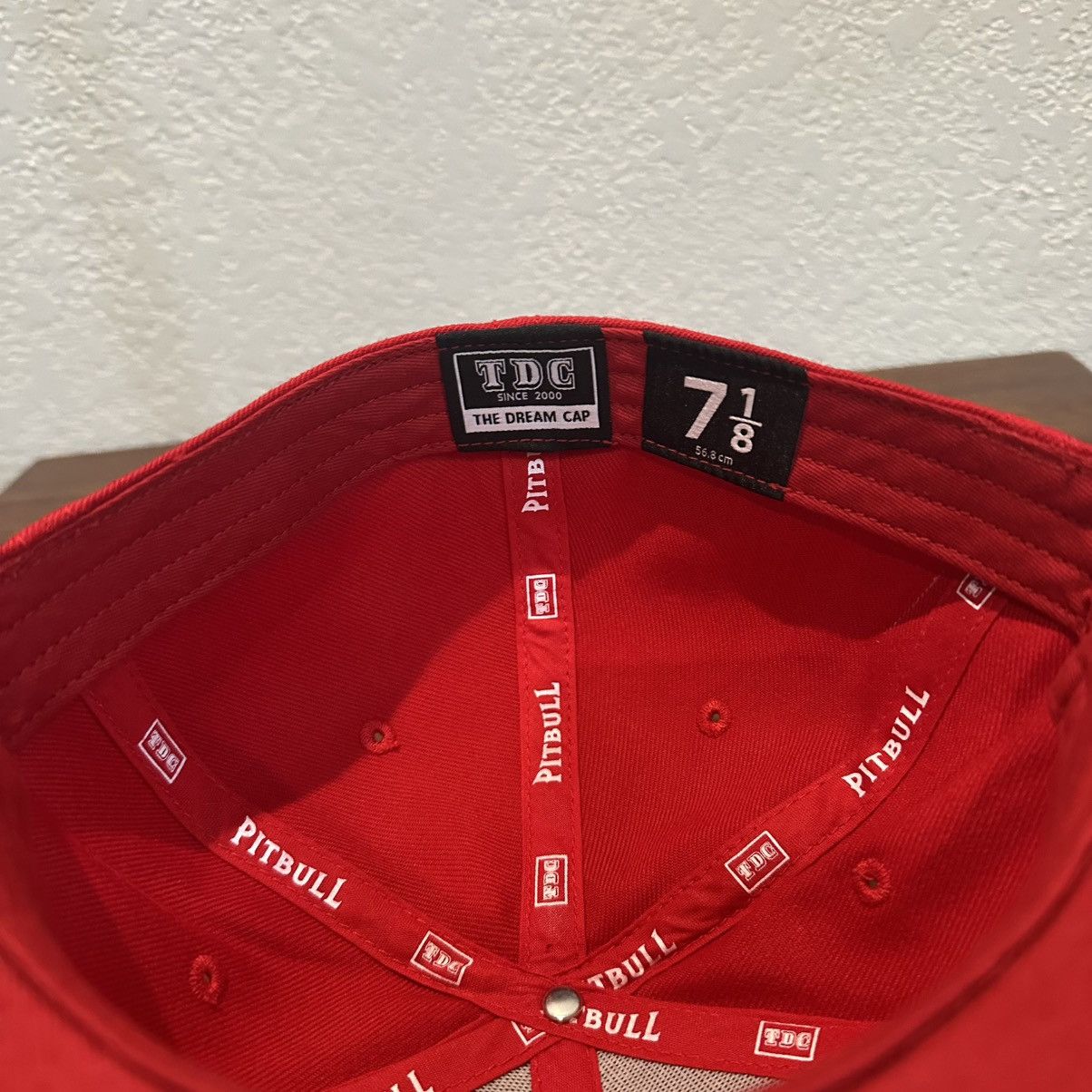 Playboi Carti YVL Fitted Hat Red 7 1/8