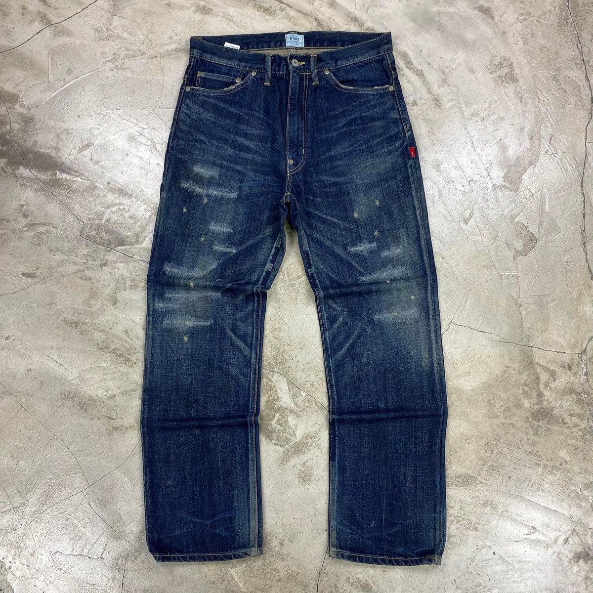 Wtaps SS2013 Look Book ‘PHILOSOPHY’ Blues Trash Denim Pants Size US 32 / EU 48 - 2 Thumbnail